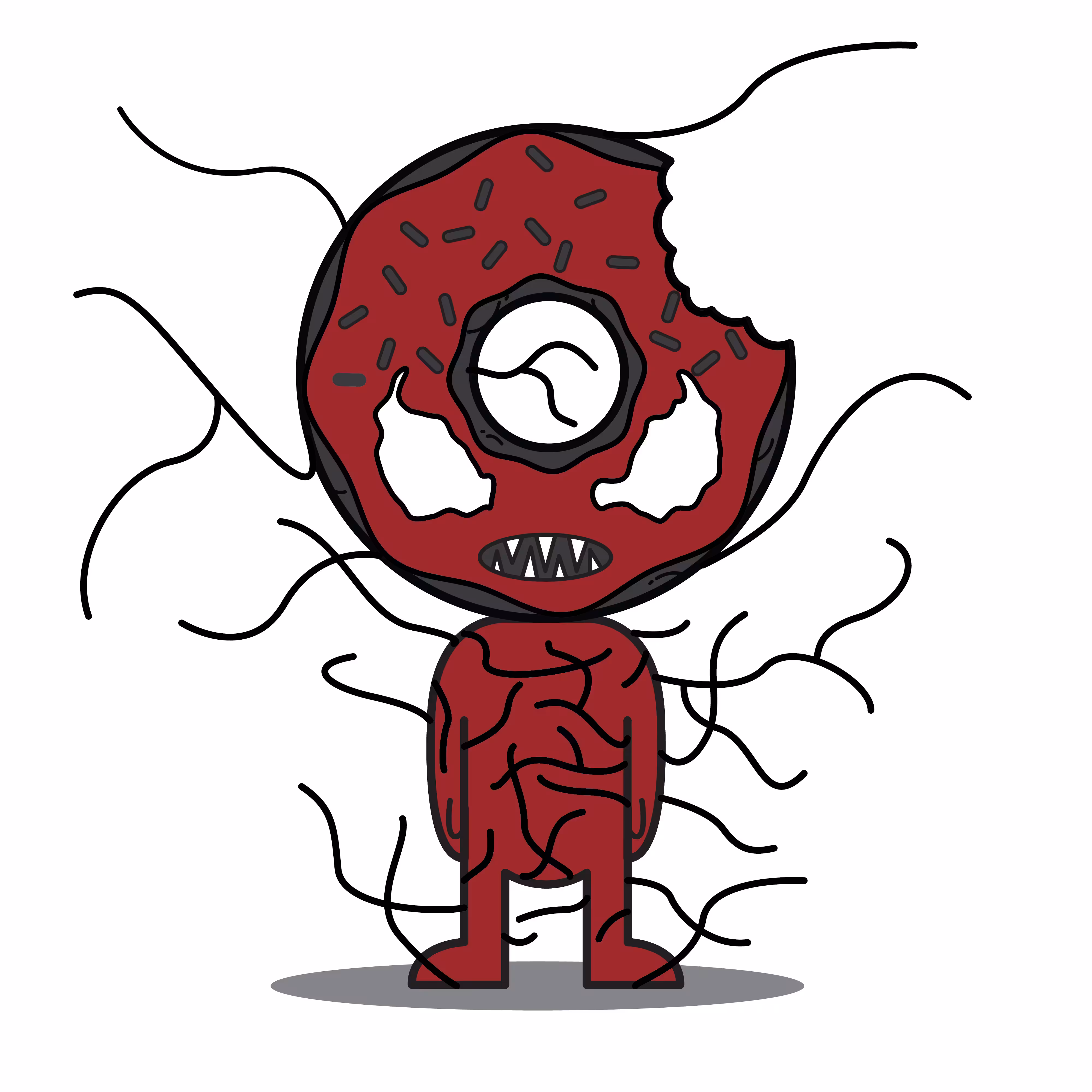 Butternut Deluxe 1s: Carnage Deluxe “DONUT HEADS” - #82