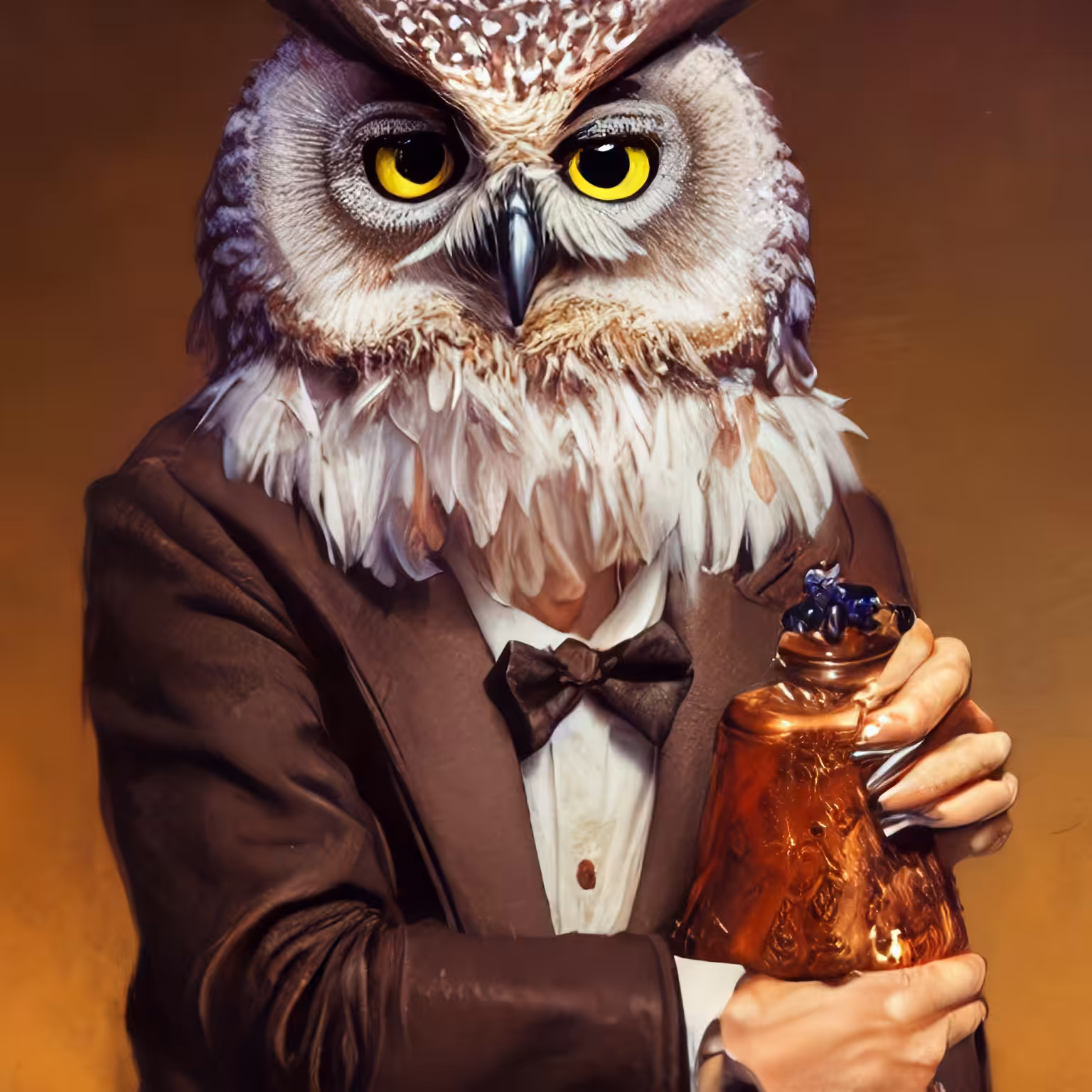 Furry Owl 0585