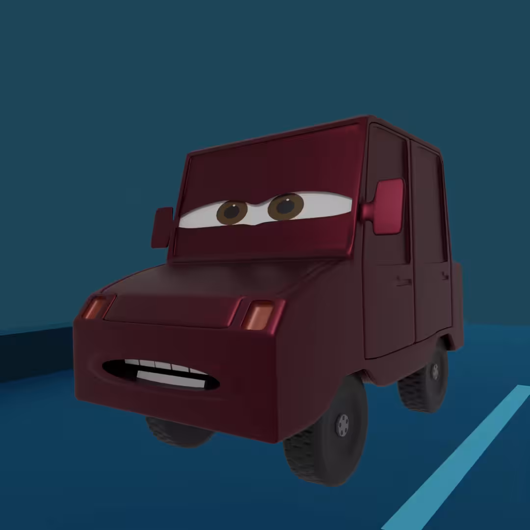 3d Car Punk  #0001