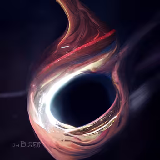 Black hole watching you