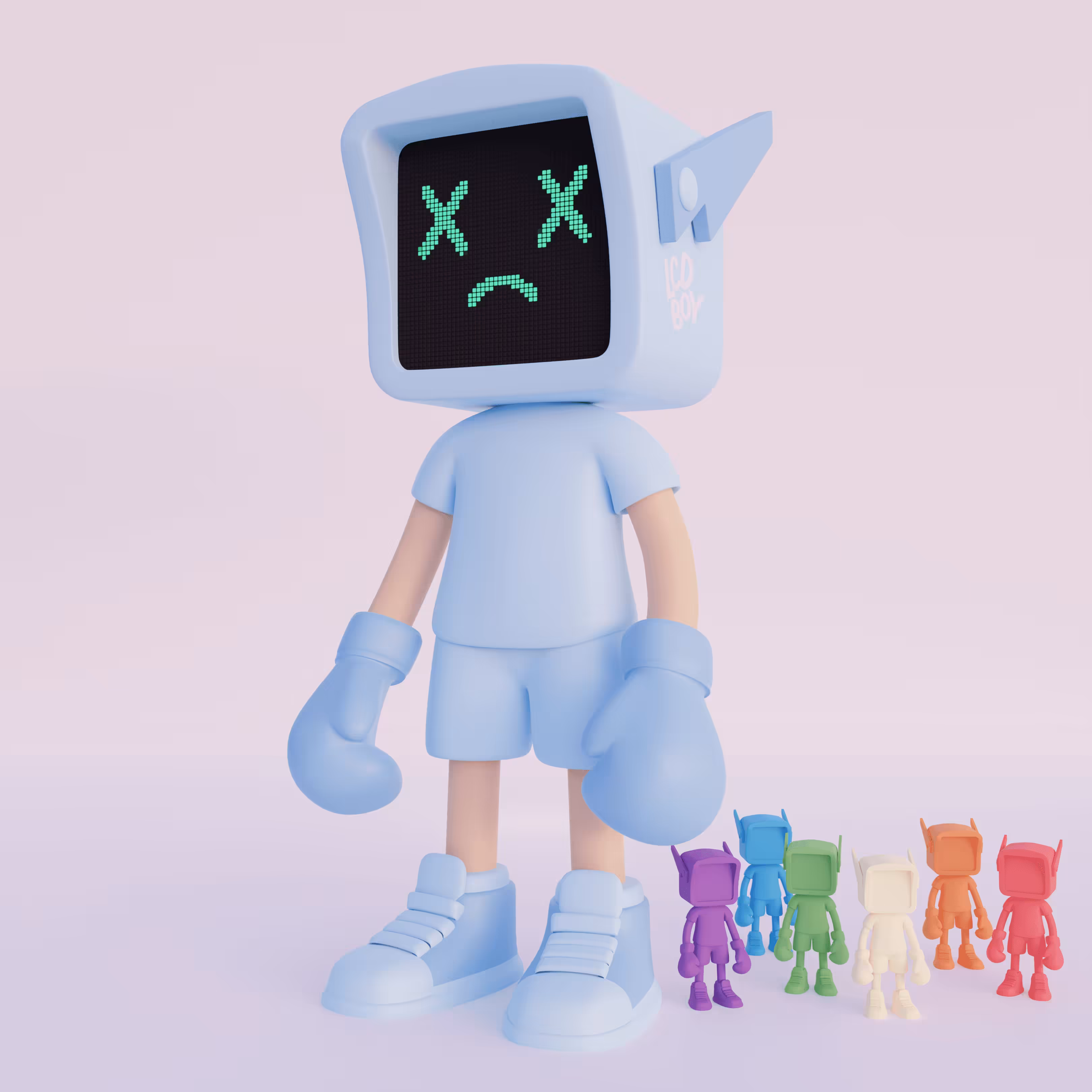 LCD BOY (Rainbow) #029
