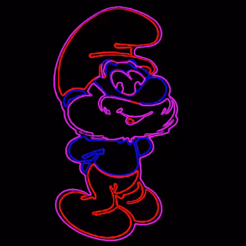 Neon Smurf: Papa Smurf