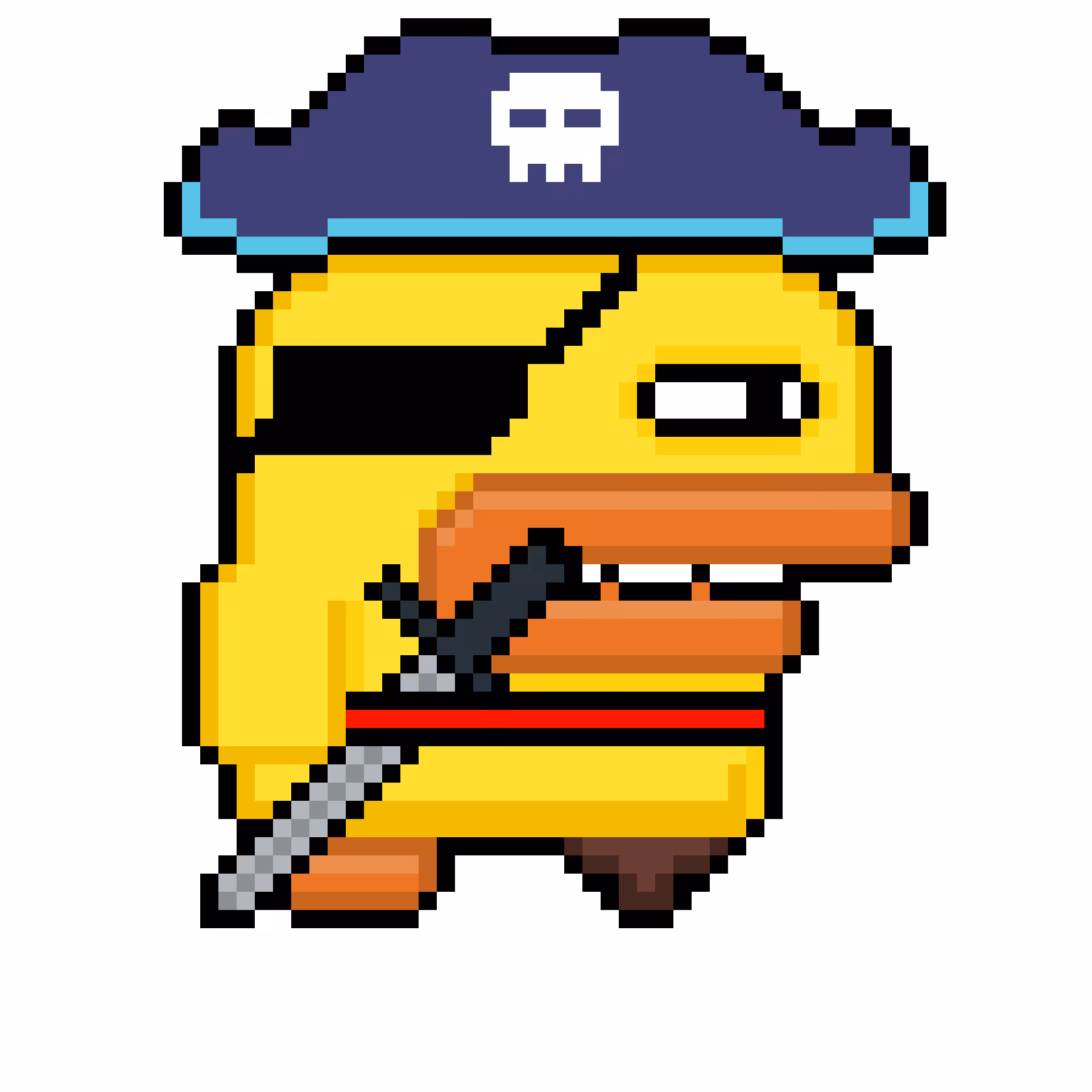 Pirate Duck #004