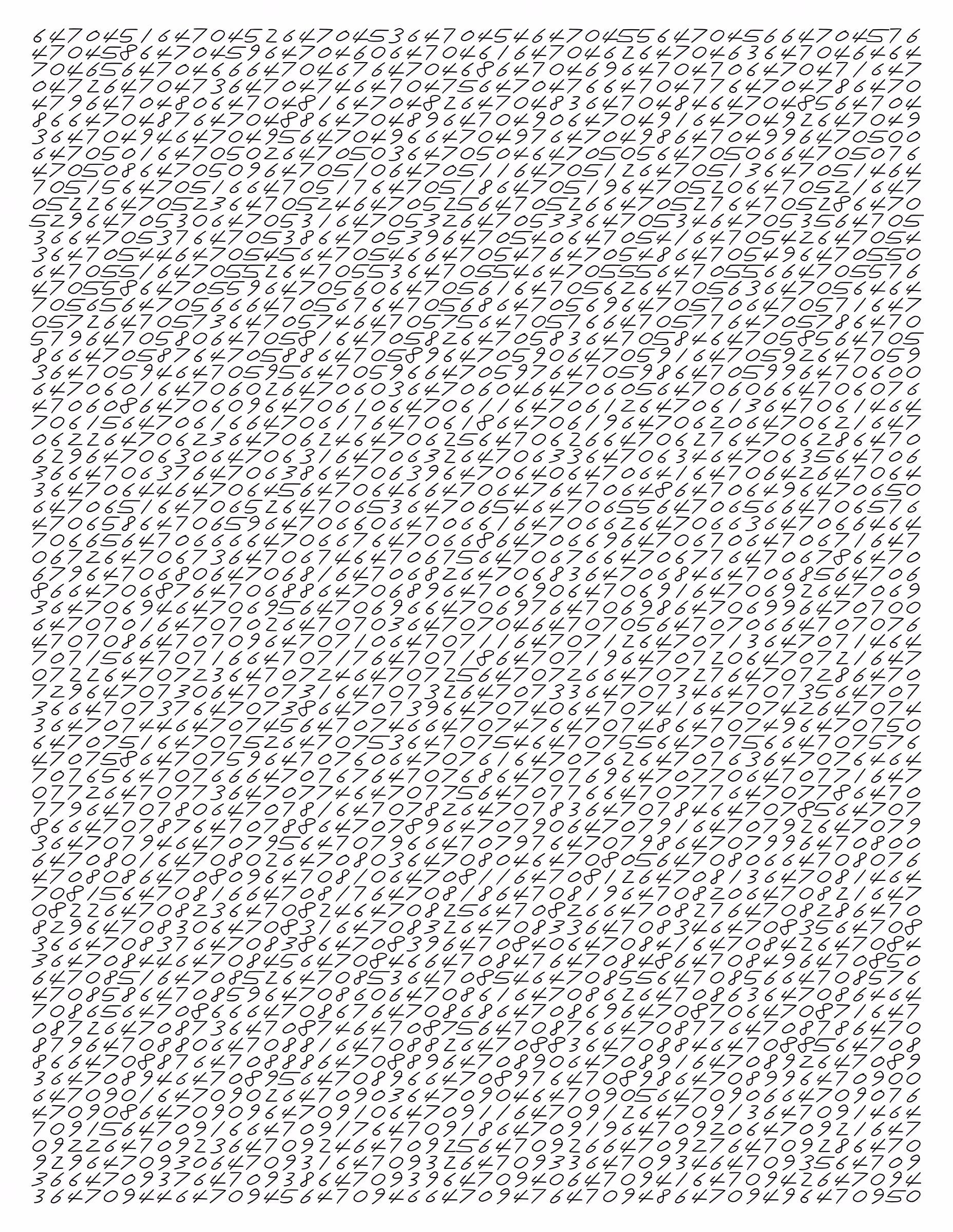 Endless (5,607,250 to Infinity) #2972