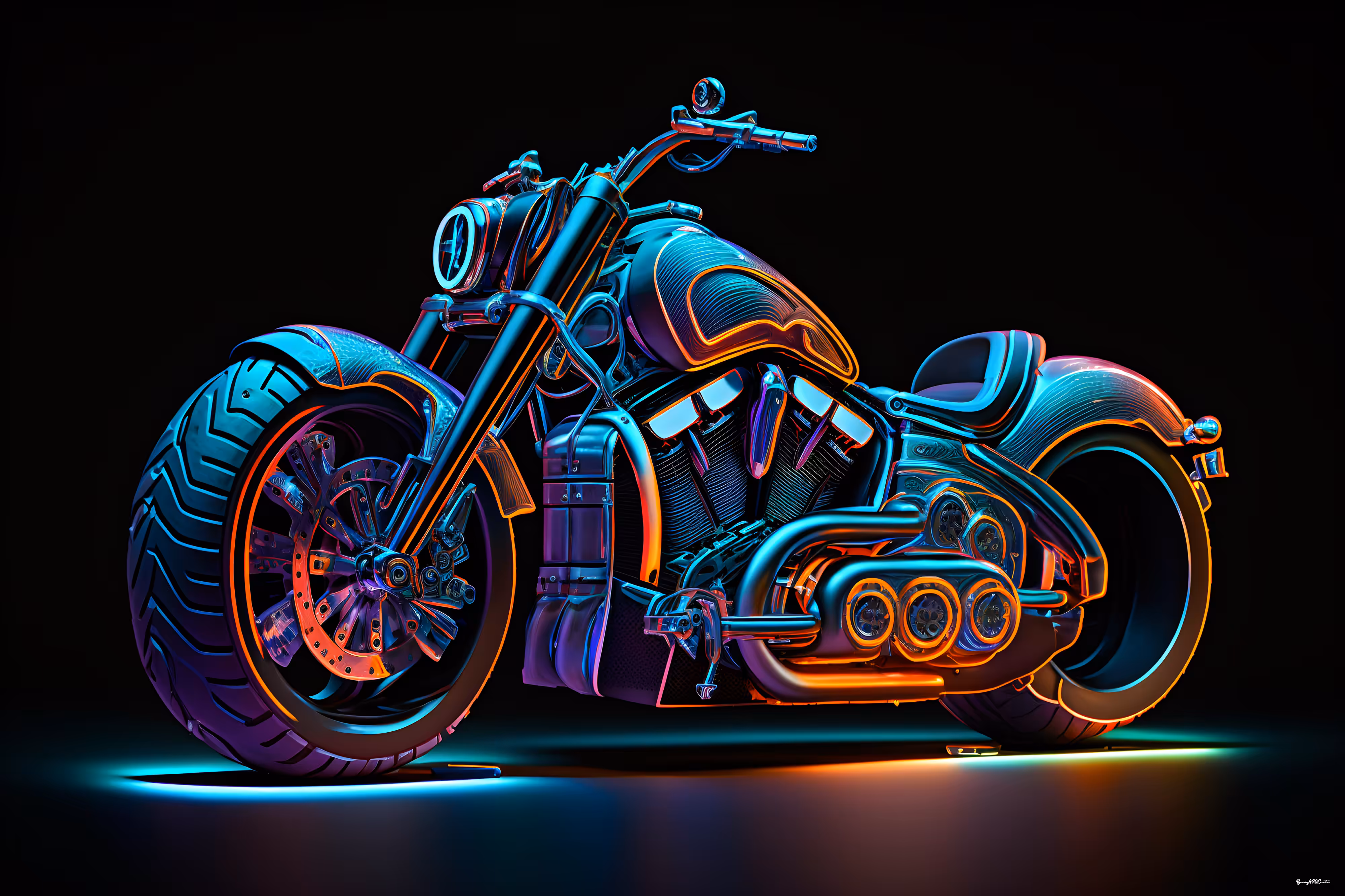 Grunge Motorbike #9