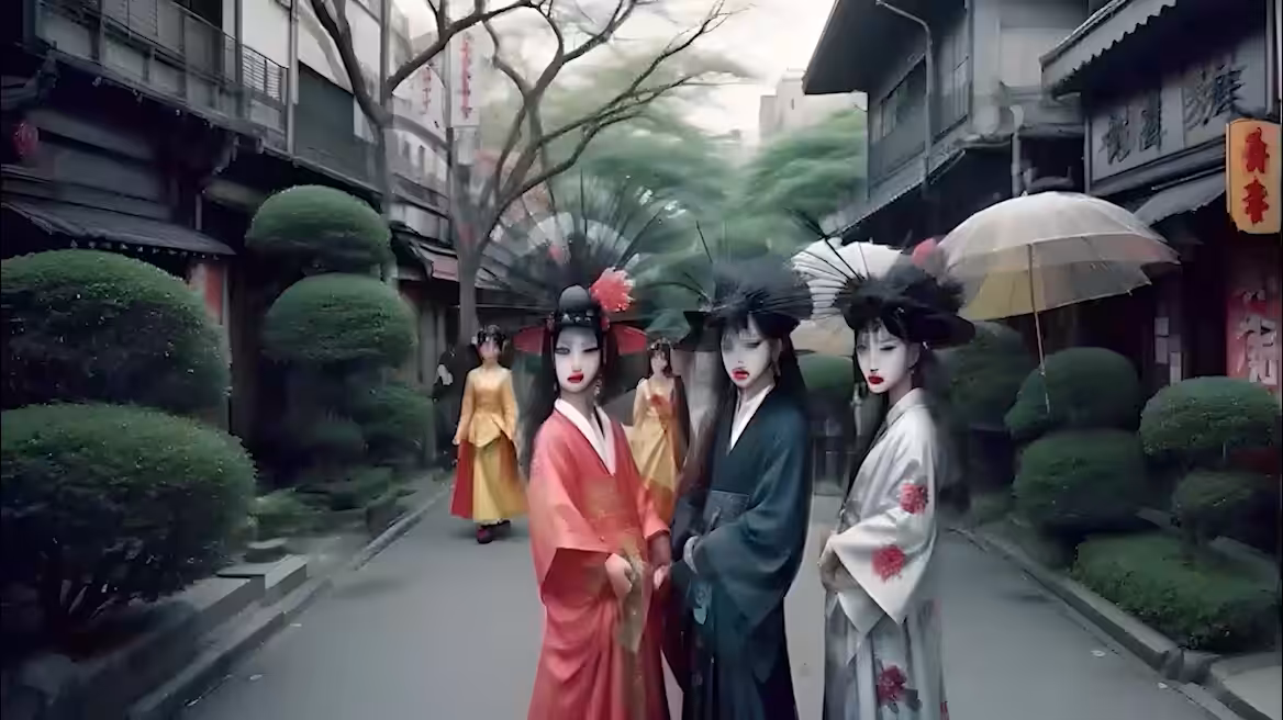 Morphing Memory of Neural Fad #1-4 Karasu in Black