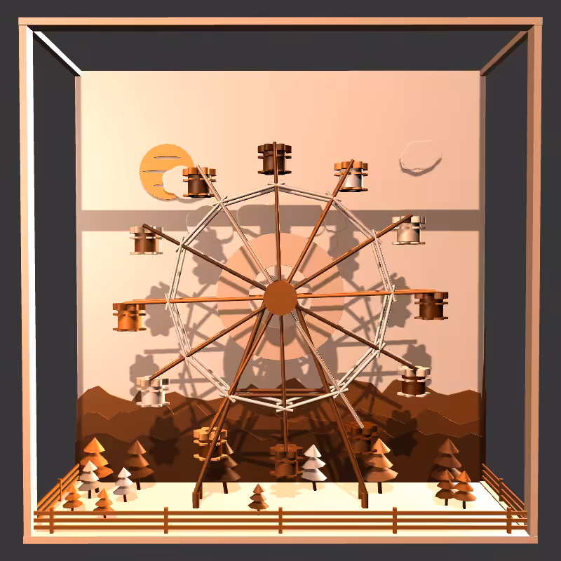“Uncle Run” Fun Park: Ferris Wheel #25