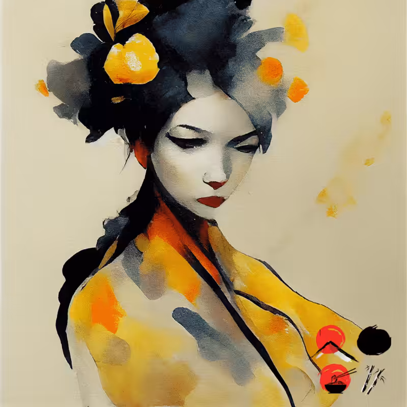 َAtumn Geisha #19