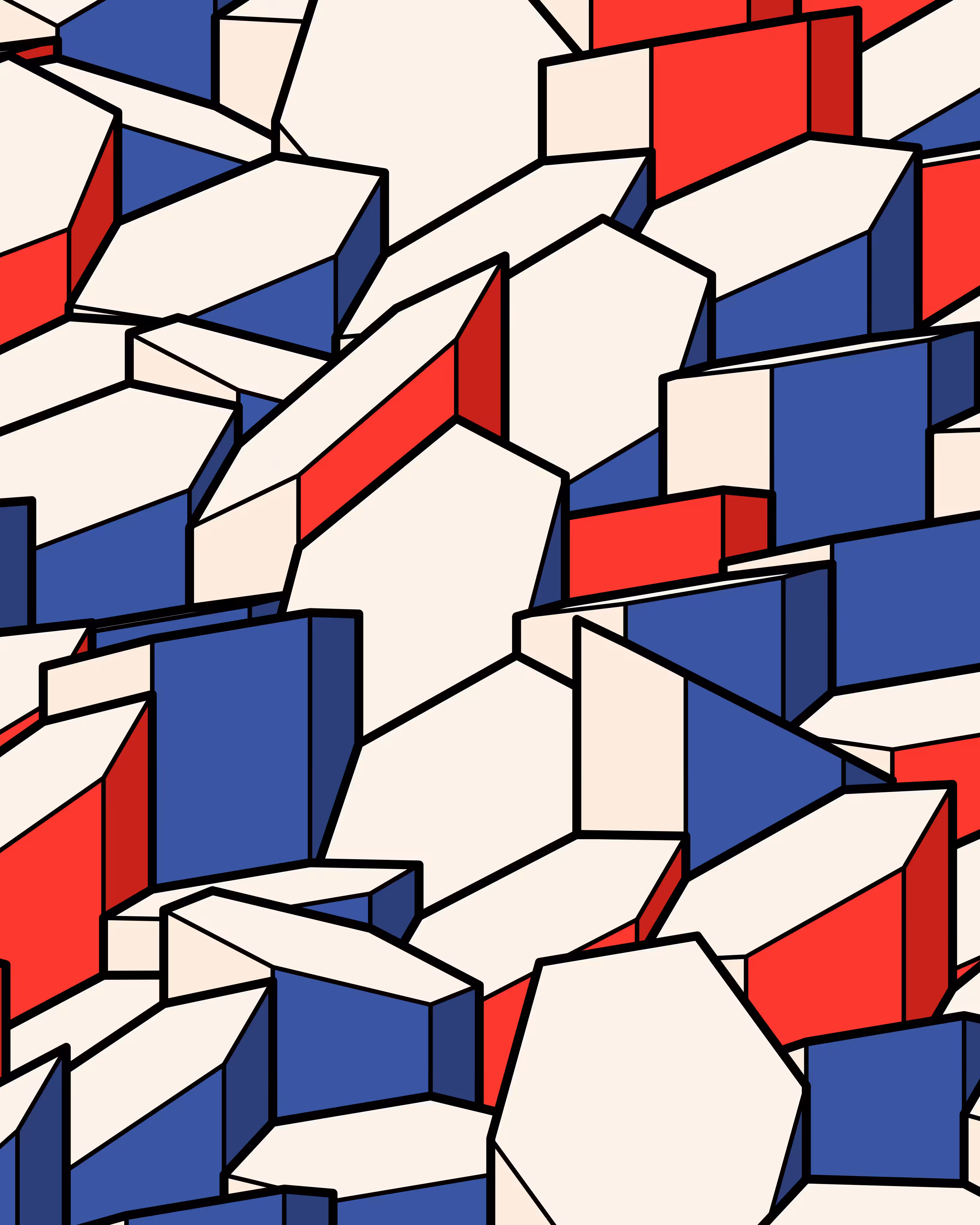 Hexagones Landscape #38