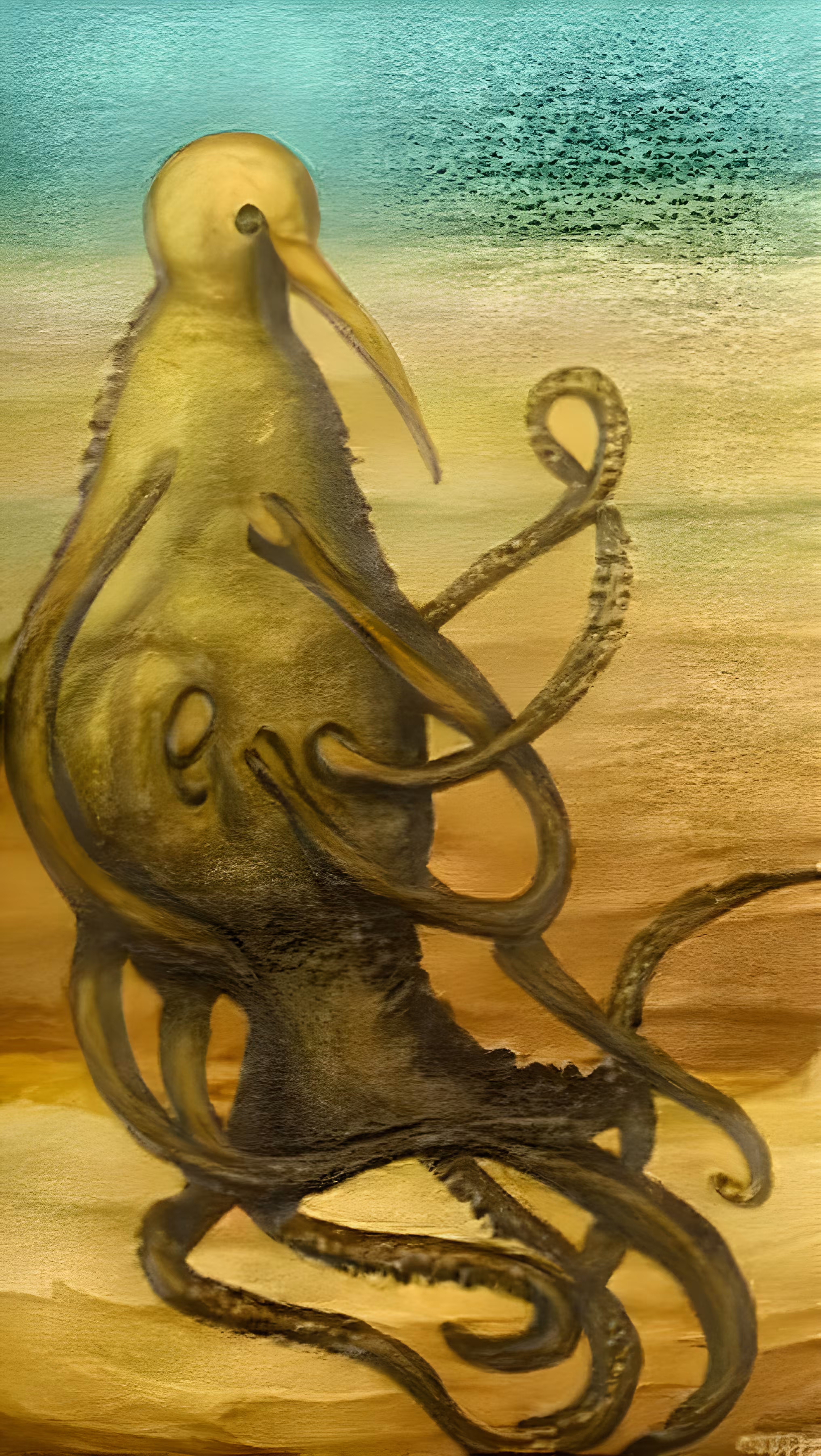 Dark Dimension Creatures (Surrealist Shaman Realm): Octopigeon