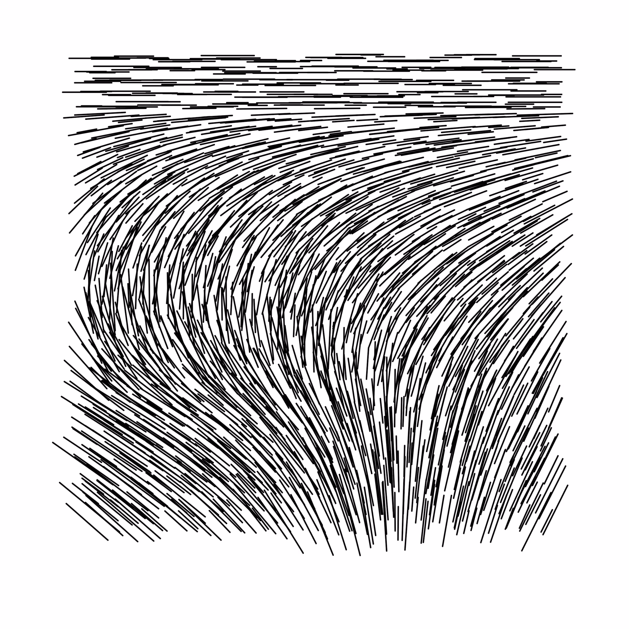 Generative Art Drawing - Hairy Clone