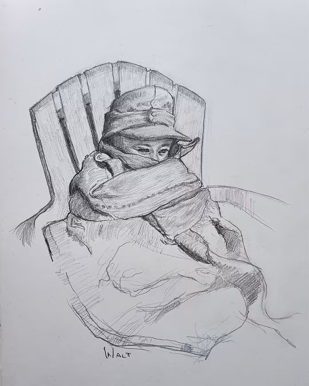 Pencil Portrait Sketches - 0004