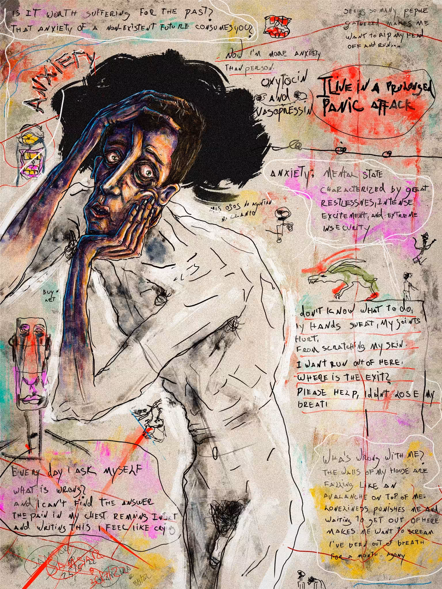 self-portrait #3: Anxiety