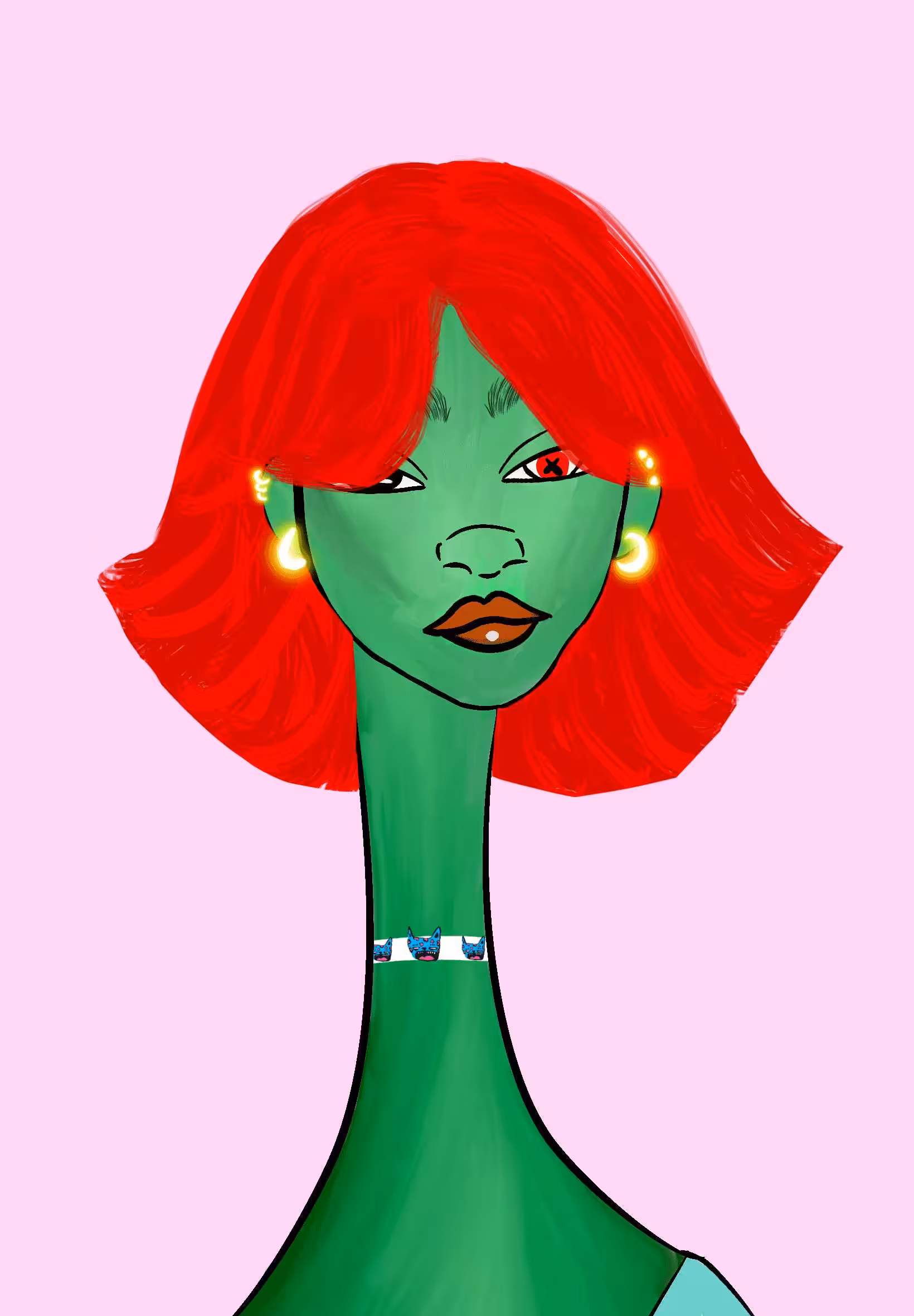 Long Neckie Ladies: Long Neckie Lady #2440