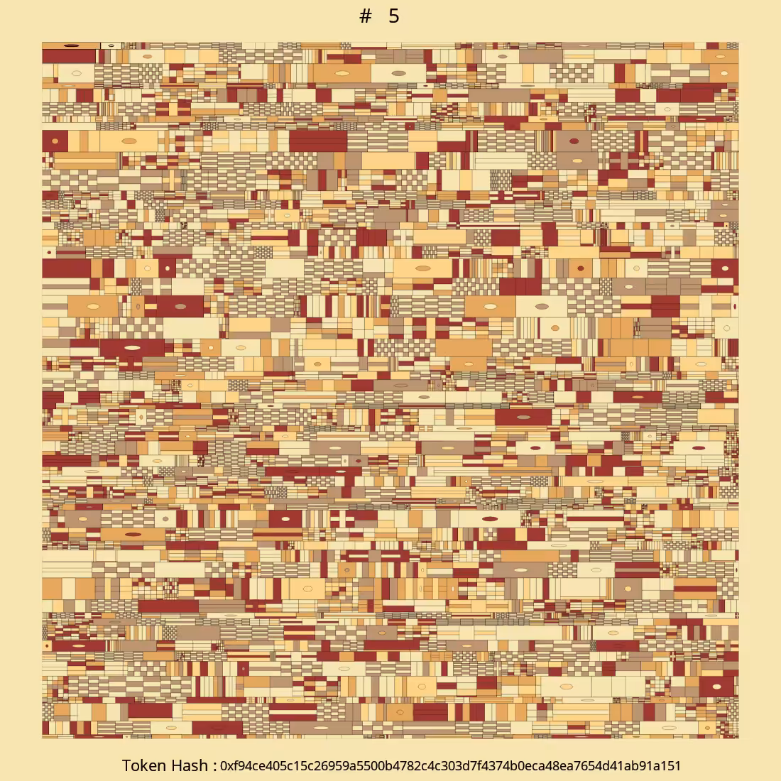 Abstracte Raster:The last piece #5