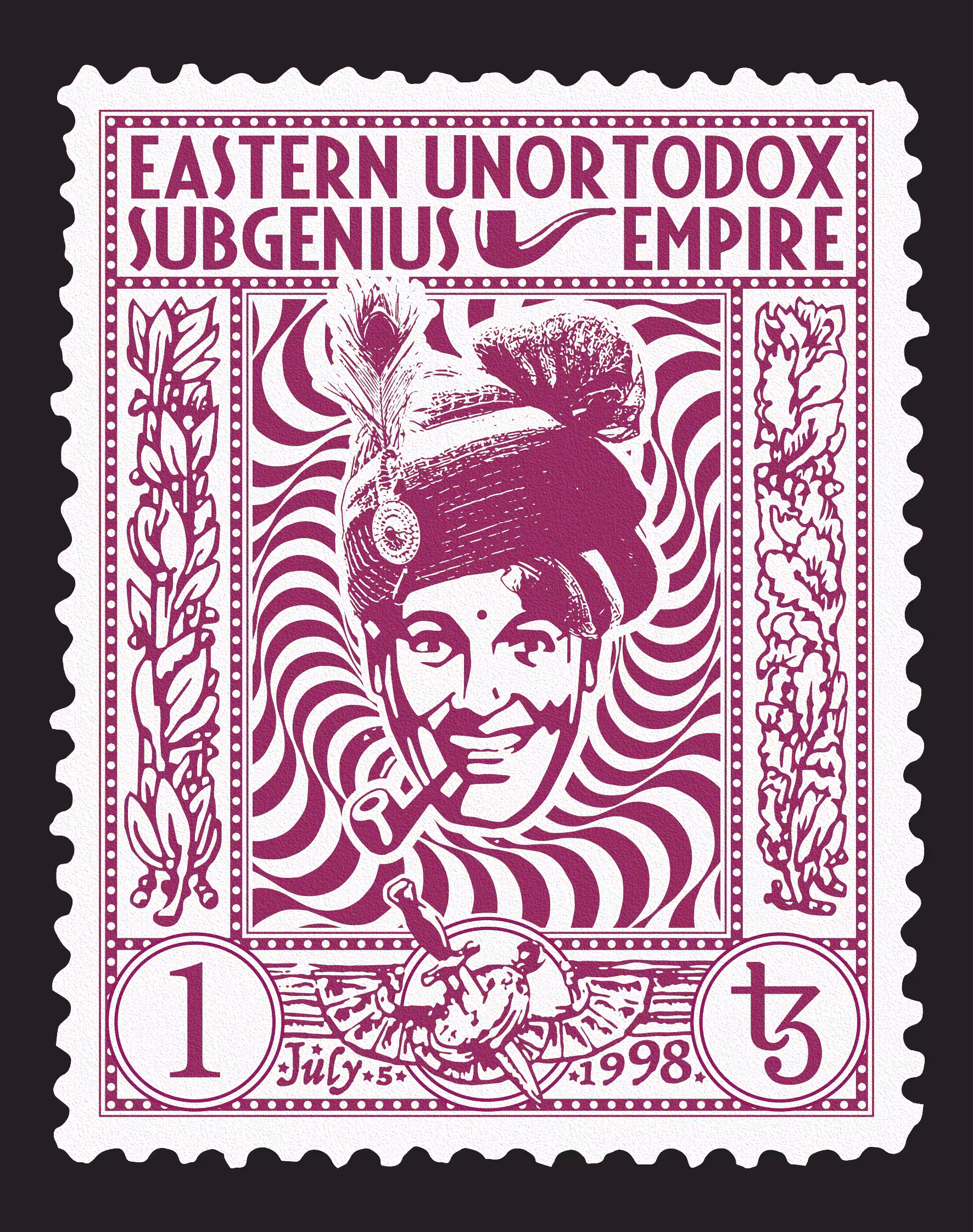 Indian Bob :-: ed. 1/1 :-: Grape Purple Series 3/17