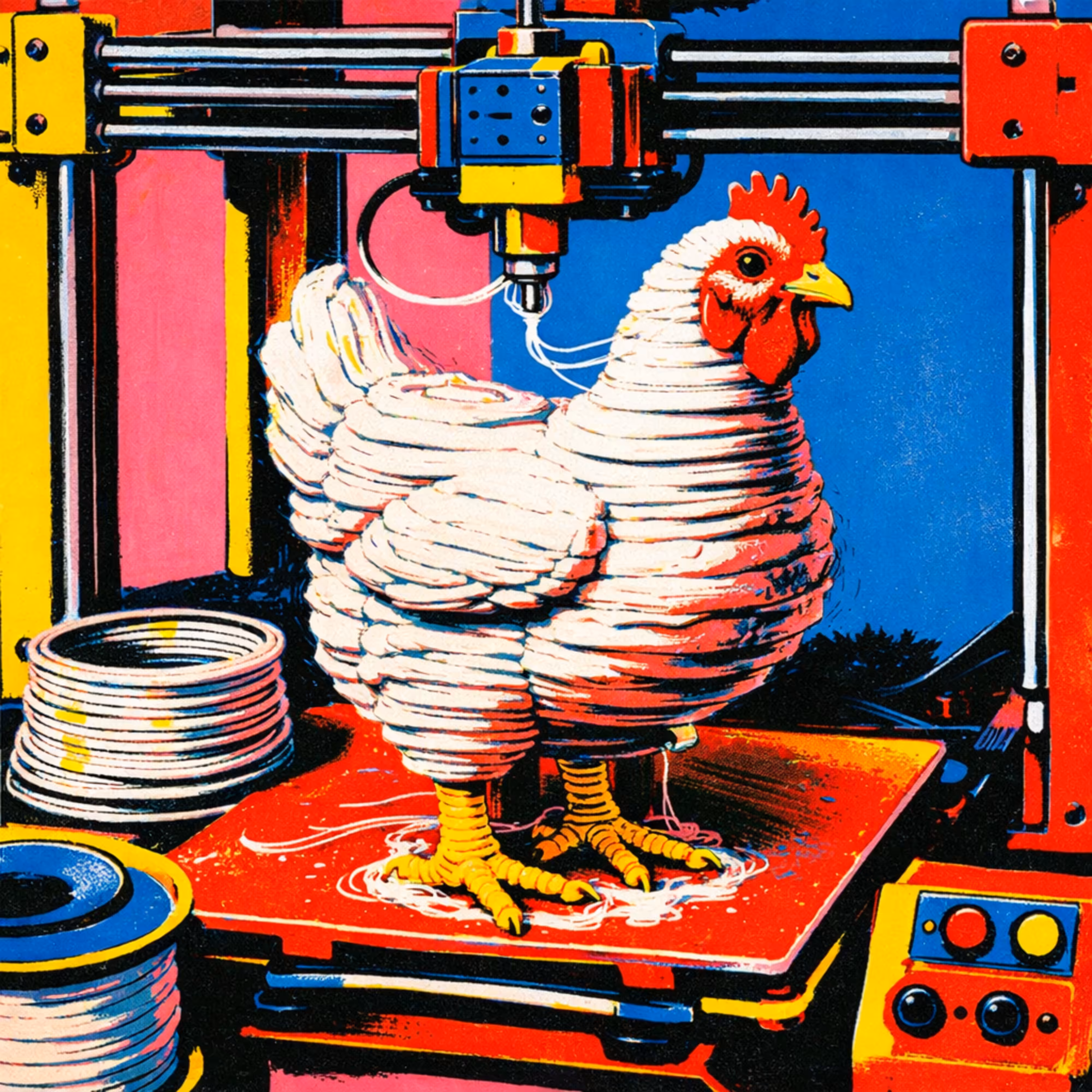 highly processed art for poor people