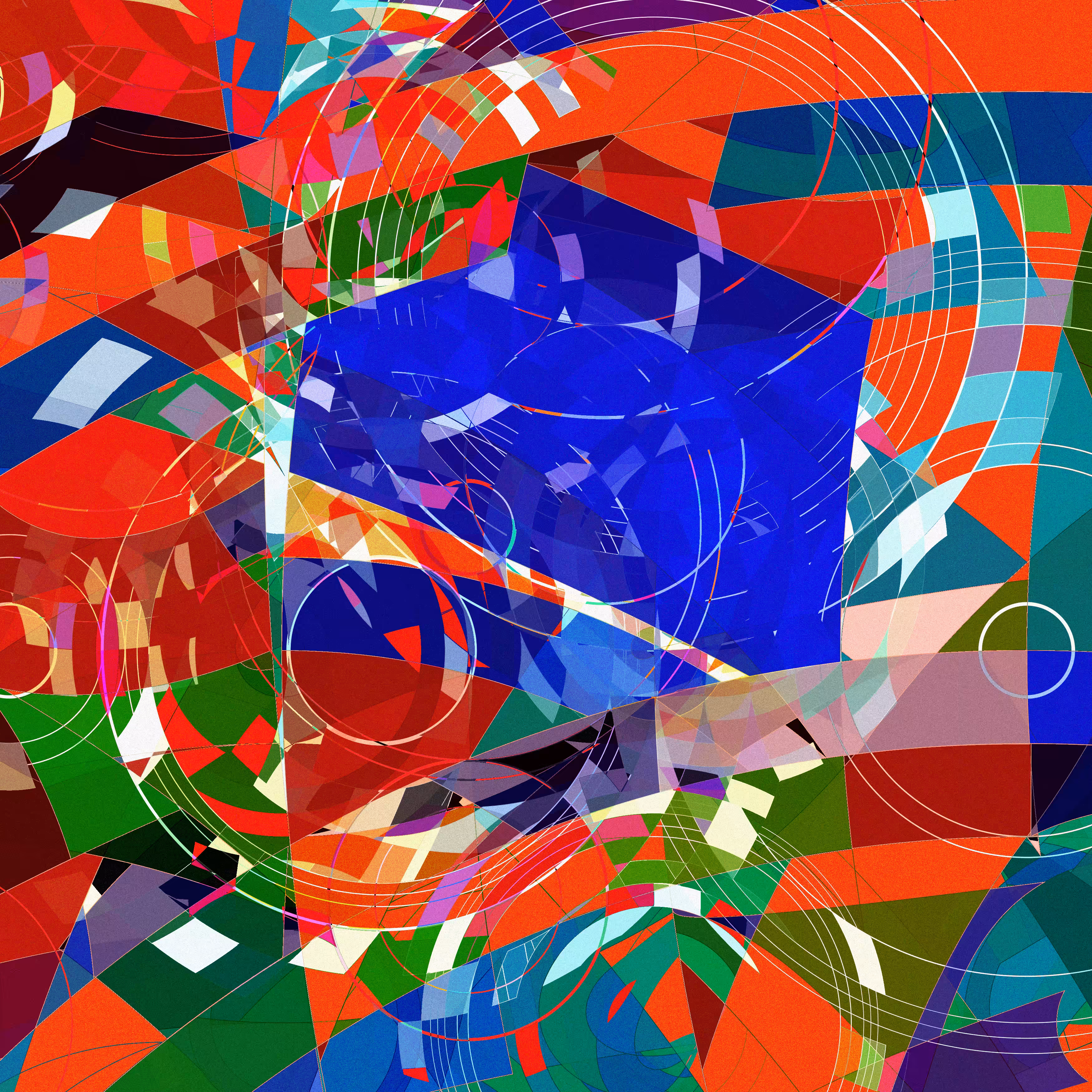 The four seasons in polycircle space: Autumn - detail i
