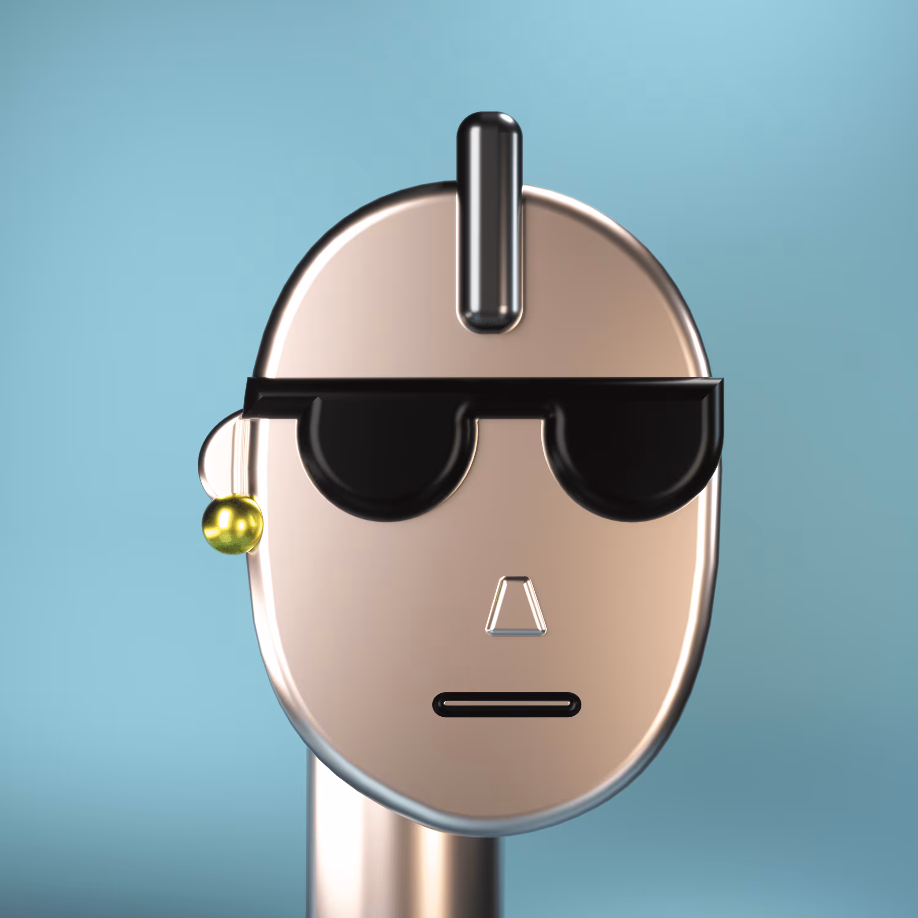 3D Chrome Punk #0113