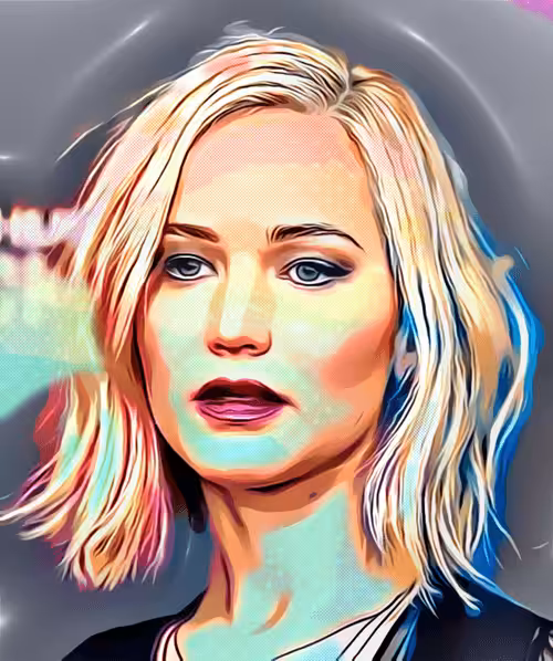 Famous Faces Series: Jennifer Lawrence