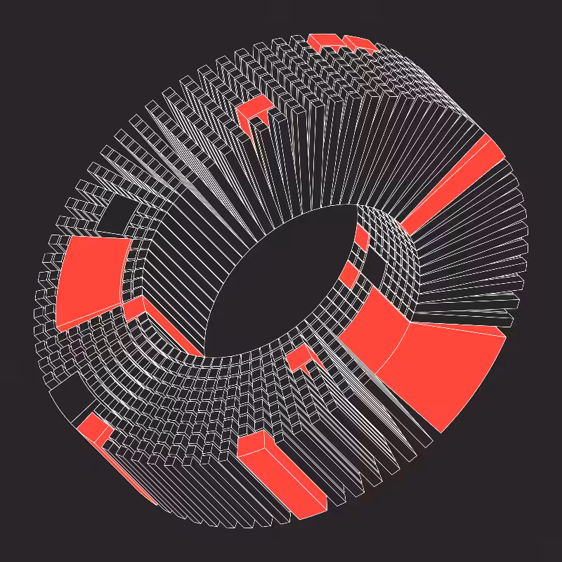 Ex Mobius (Neon Red) #9