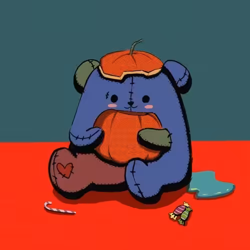 Thedollhouse: Halloween bear