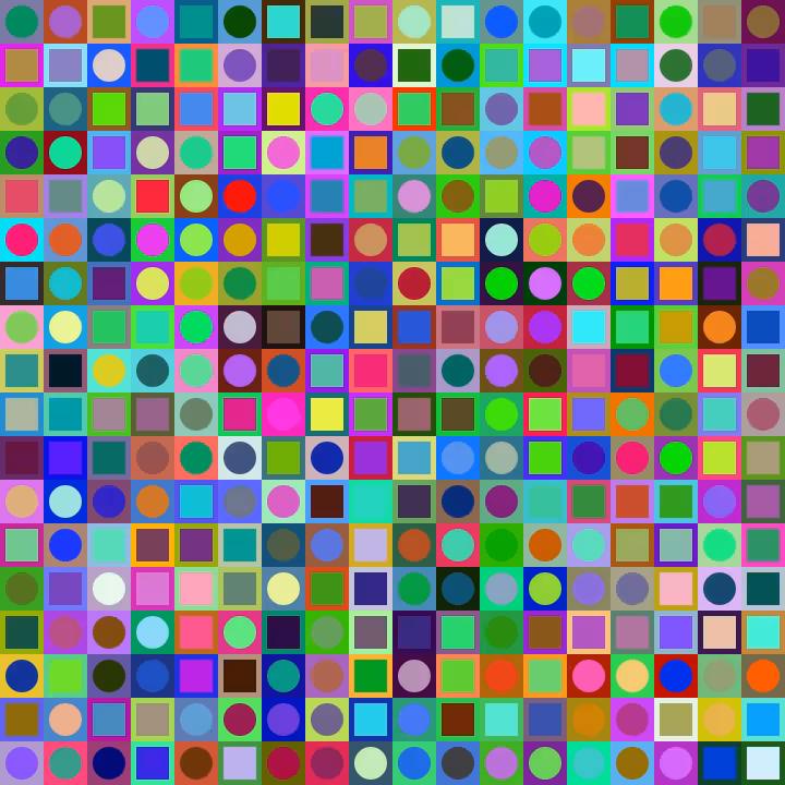 Square Dot Composition #276