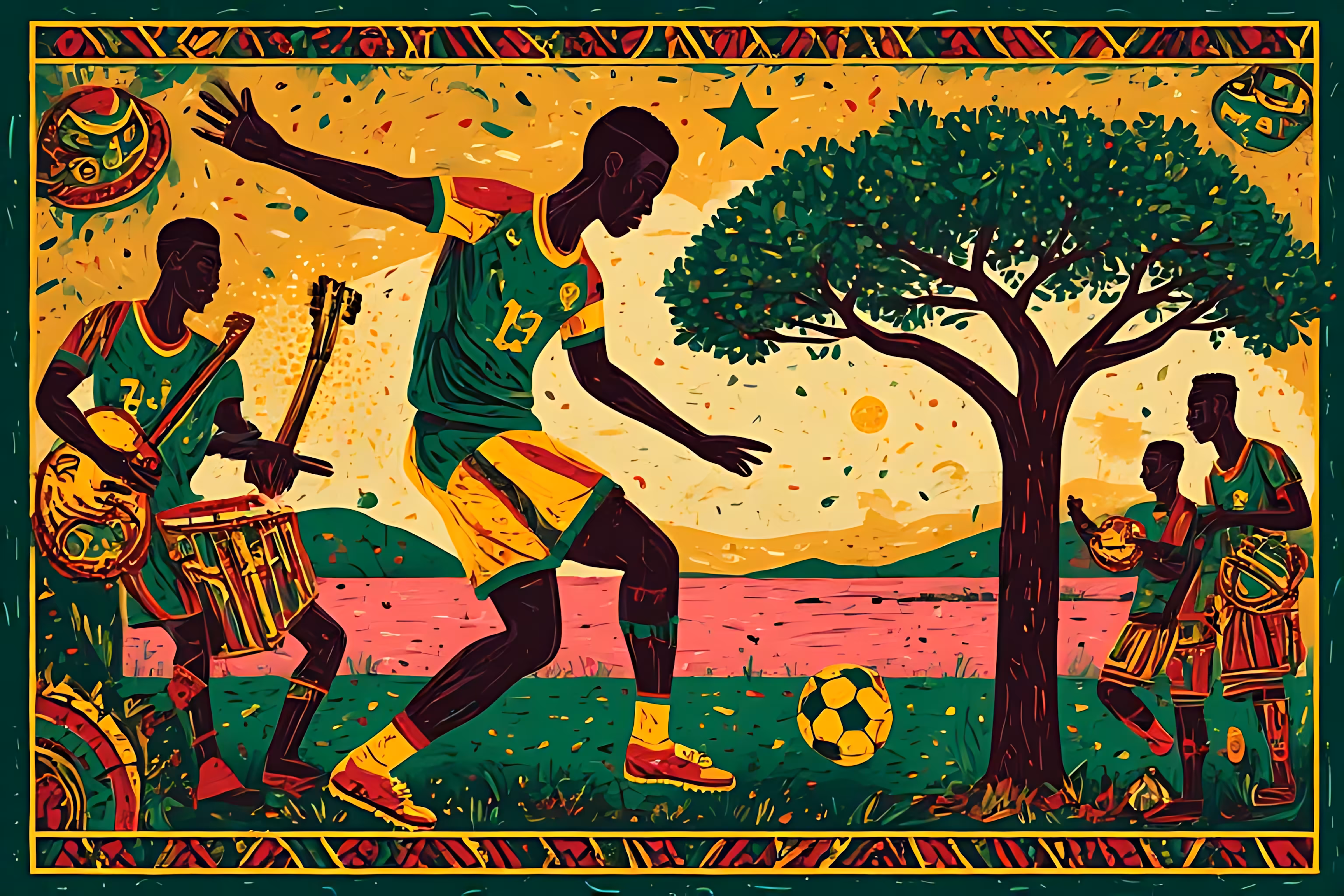 Senegal Lions of Teranga - Football, Music and African Tradition