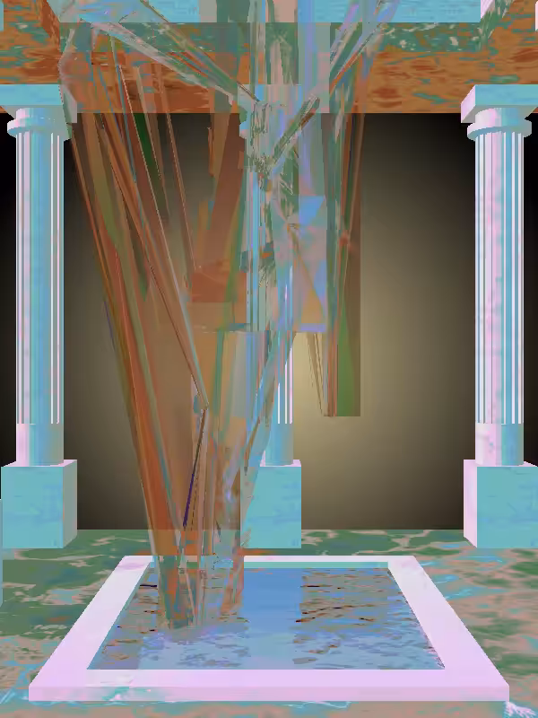 HeavenComputer: The Fading Indifferent Stealth Dark Blue Woman #3778