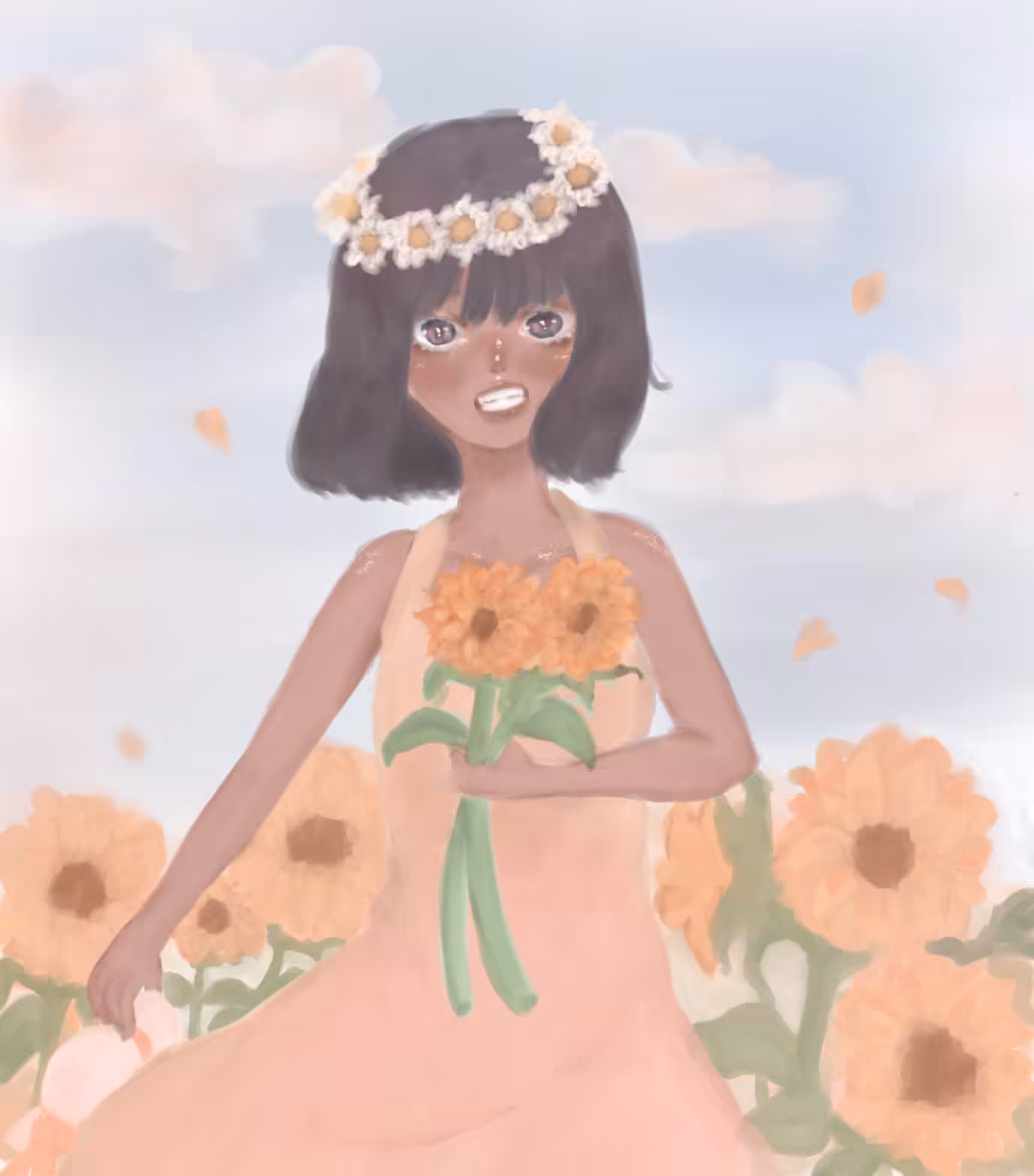 sunflower girl