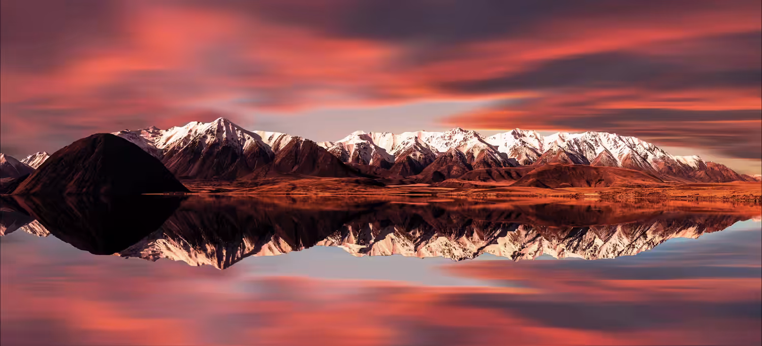 Sunset At The Lake Animated*