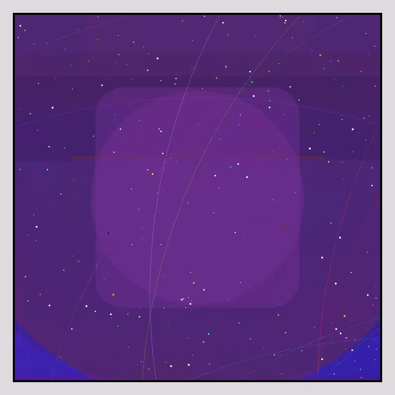 Color Field Starry B #72