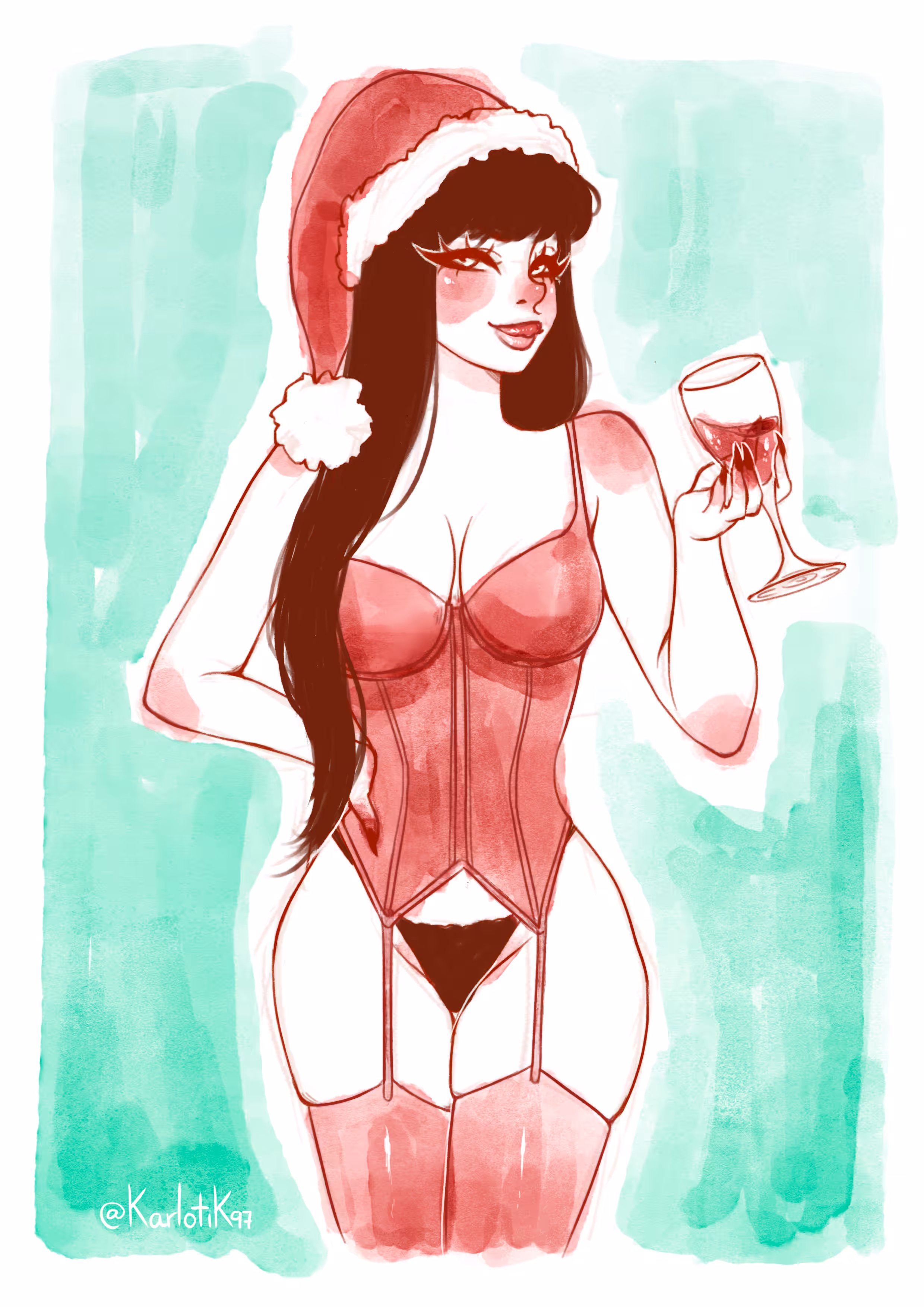 Naughty Xmas Girl