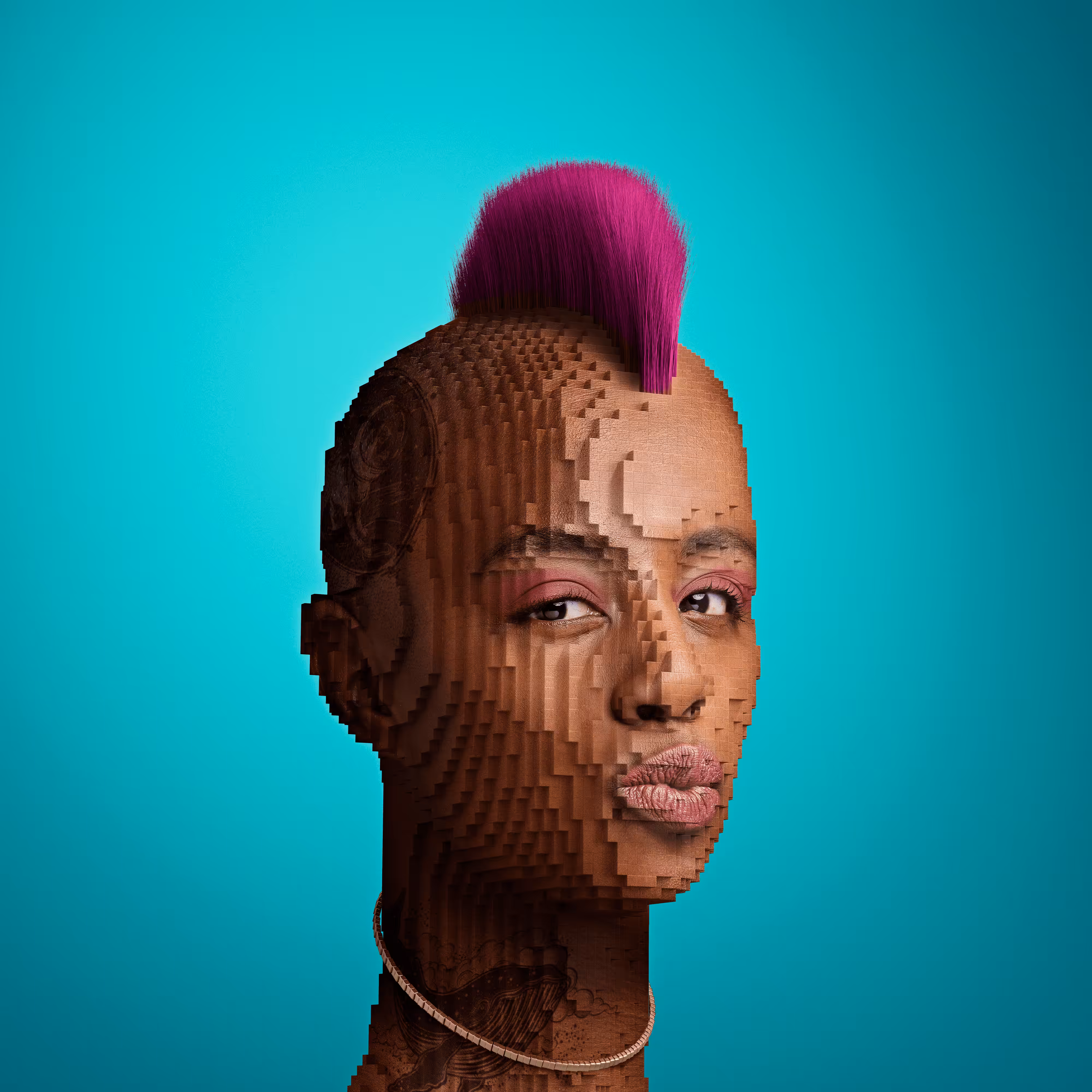 Block Head Punk 054