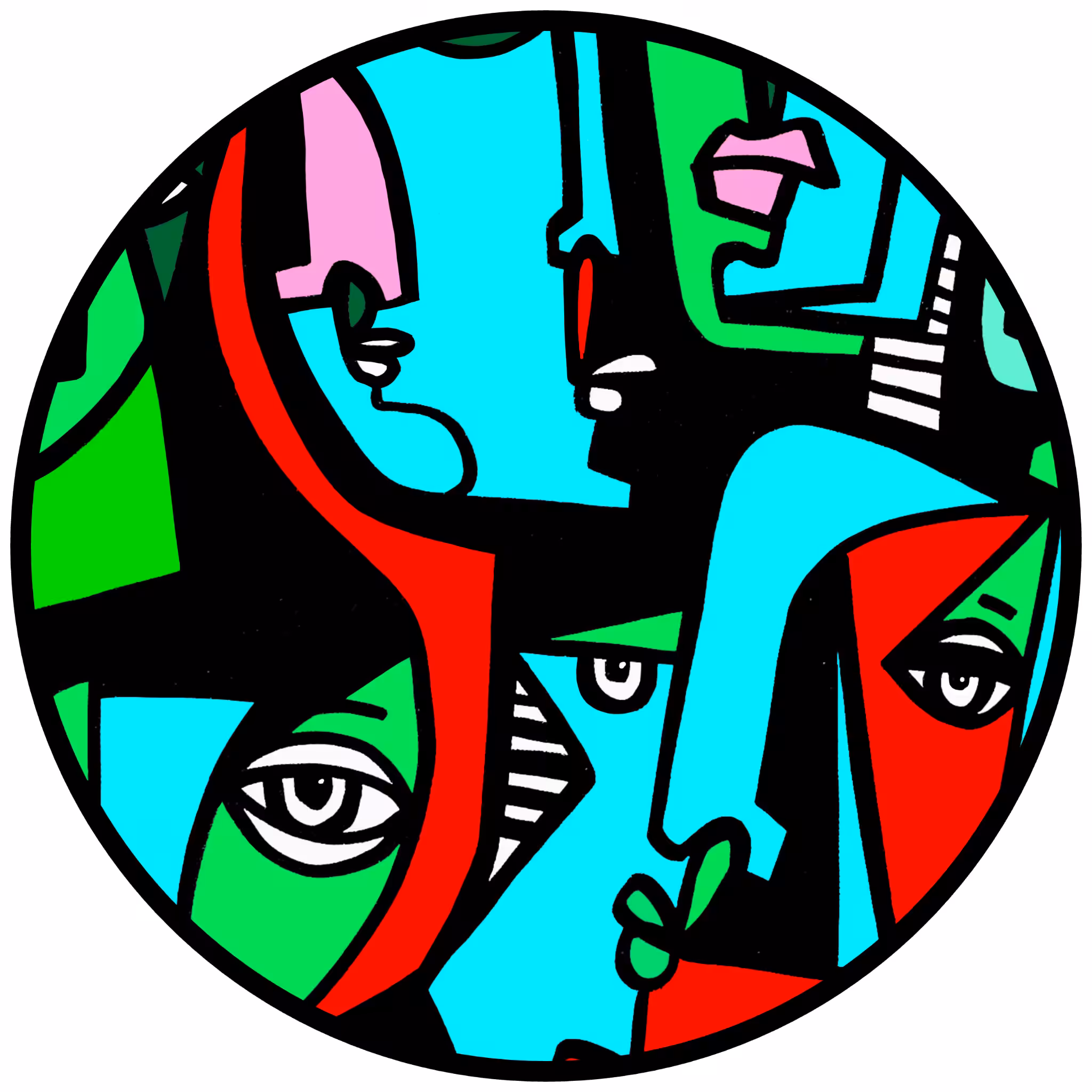 Cubist Circle 74