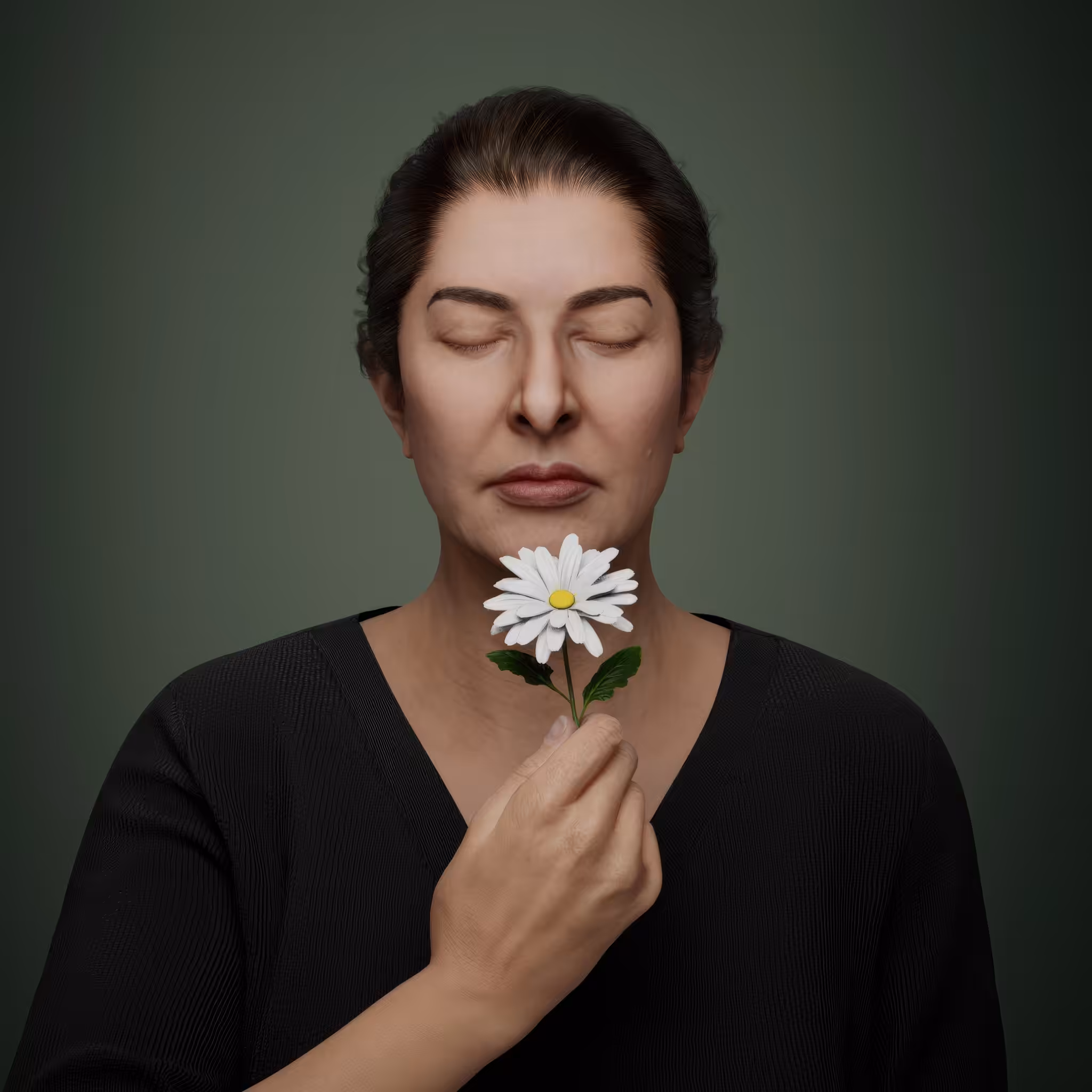 Portrait with Camomile #582