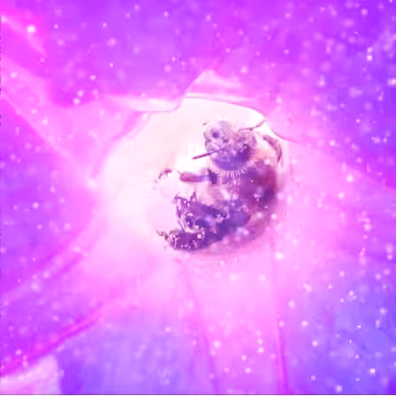 Inside a shooting star -the lifecycle of a bee