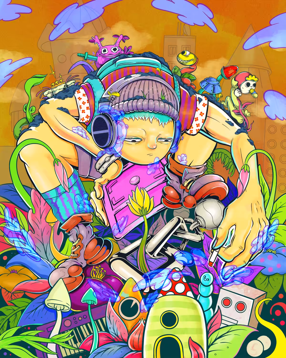 Junkyard Flowers