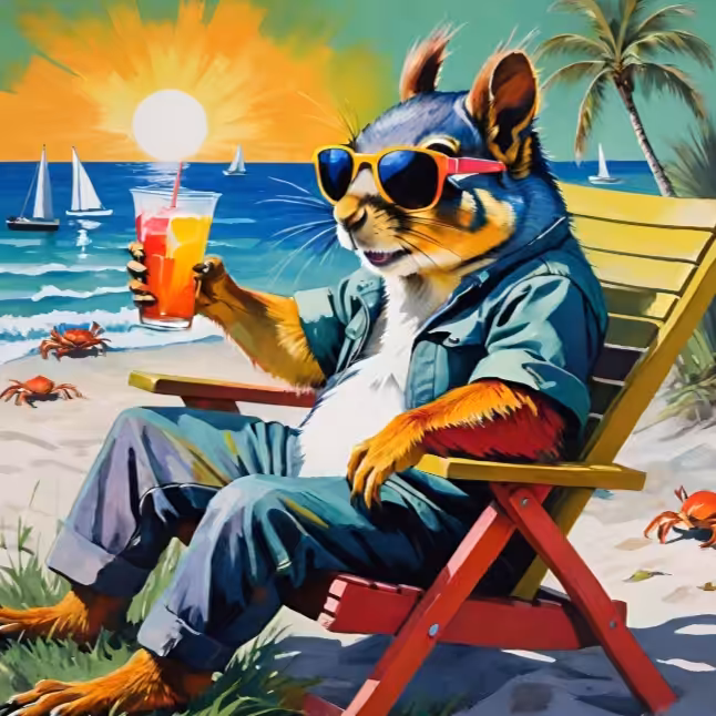 Sun-kissed Squirrel 