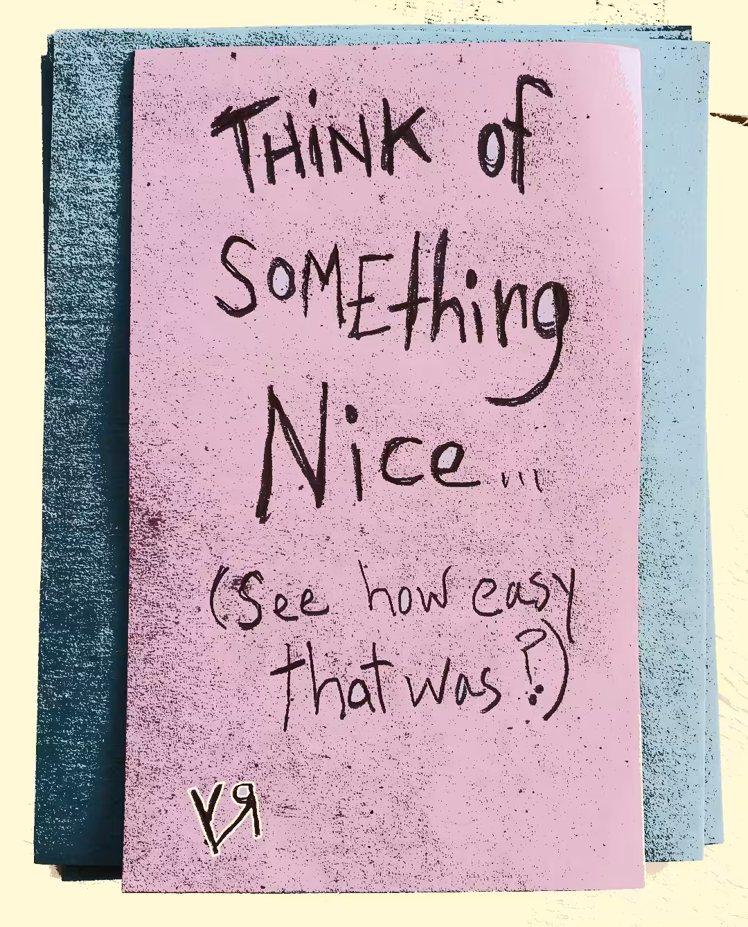 "Something Nice" by Richard F. Yates (Holy Fool)