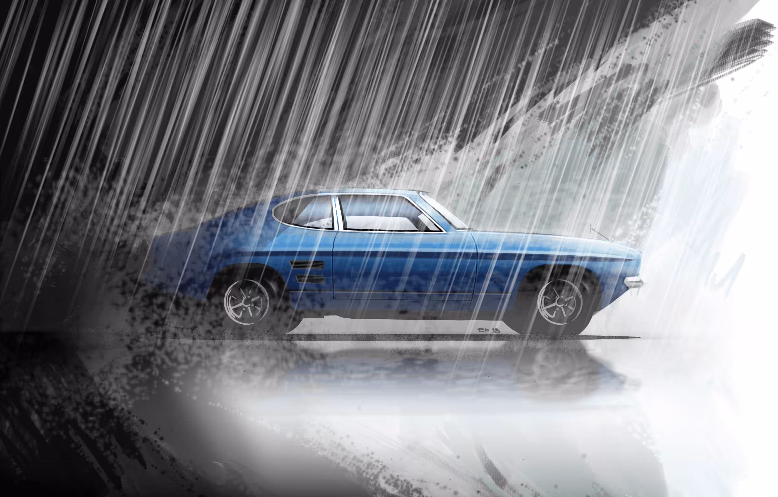 Capri #10 Blue Met. 44876