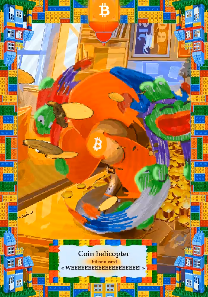 Coin helicopter