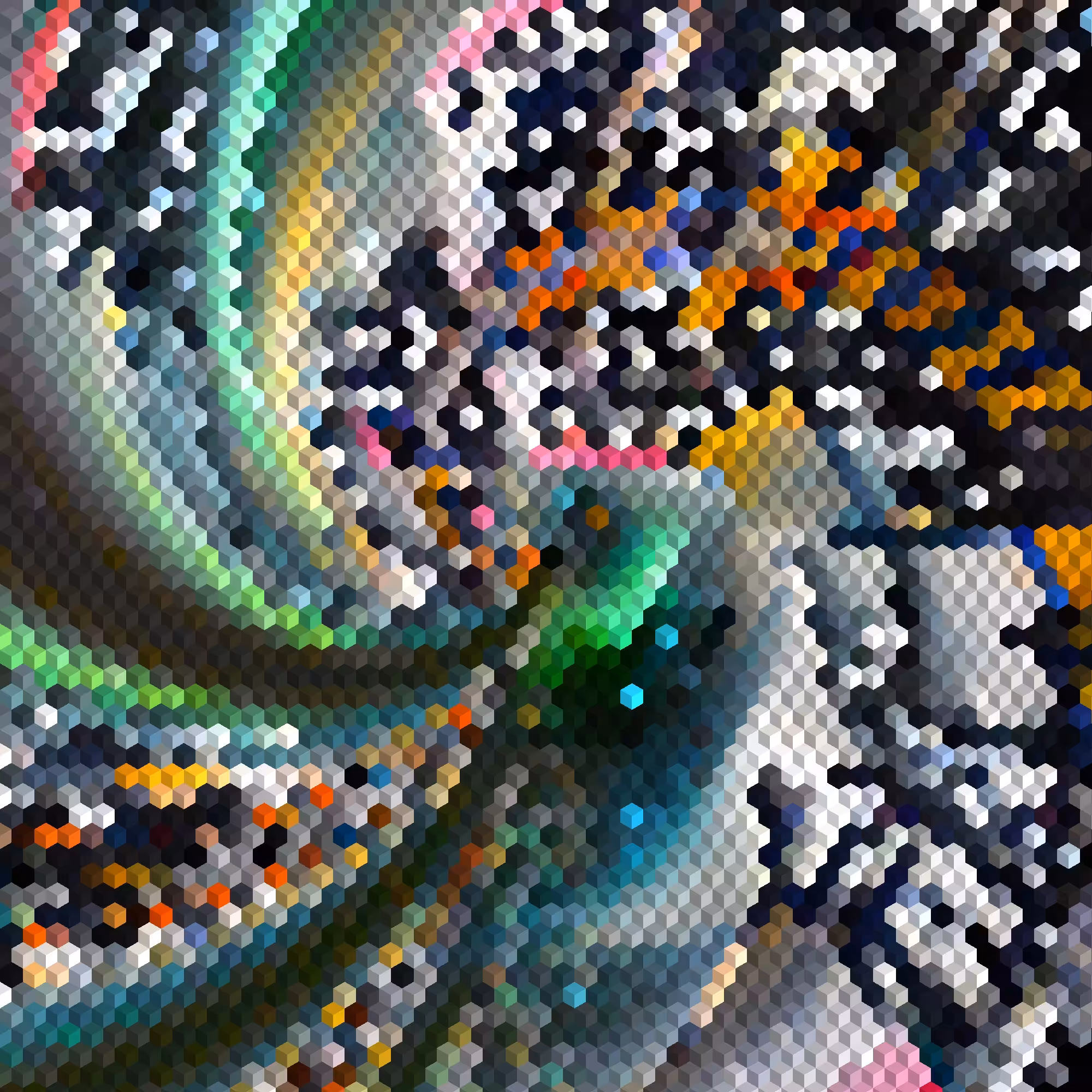 Pixel Spiral #001