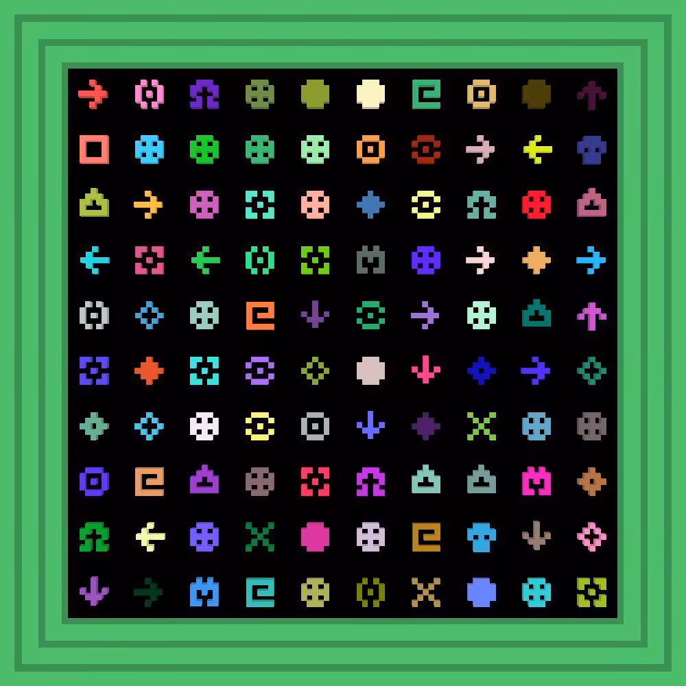 pizza :: Procedural Symbols #458/1000
