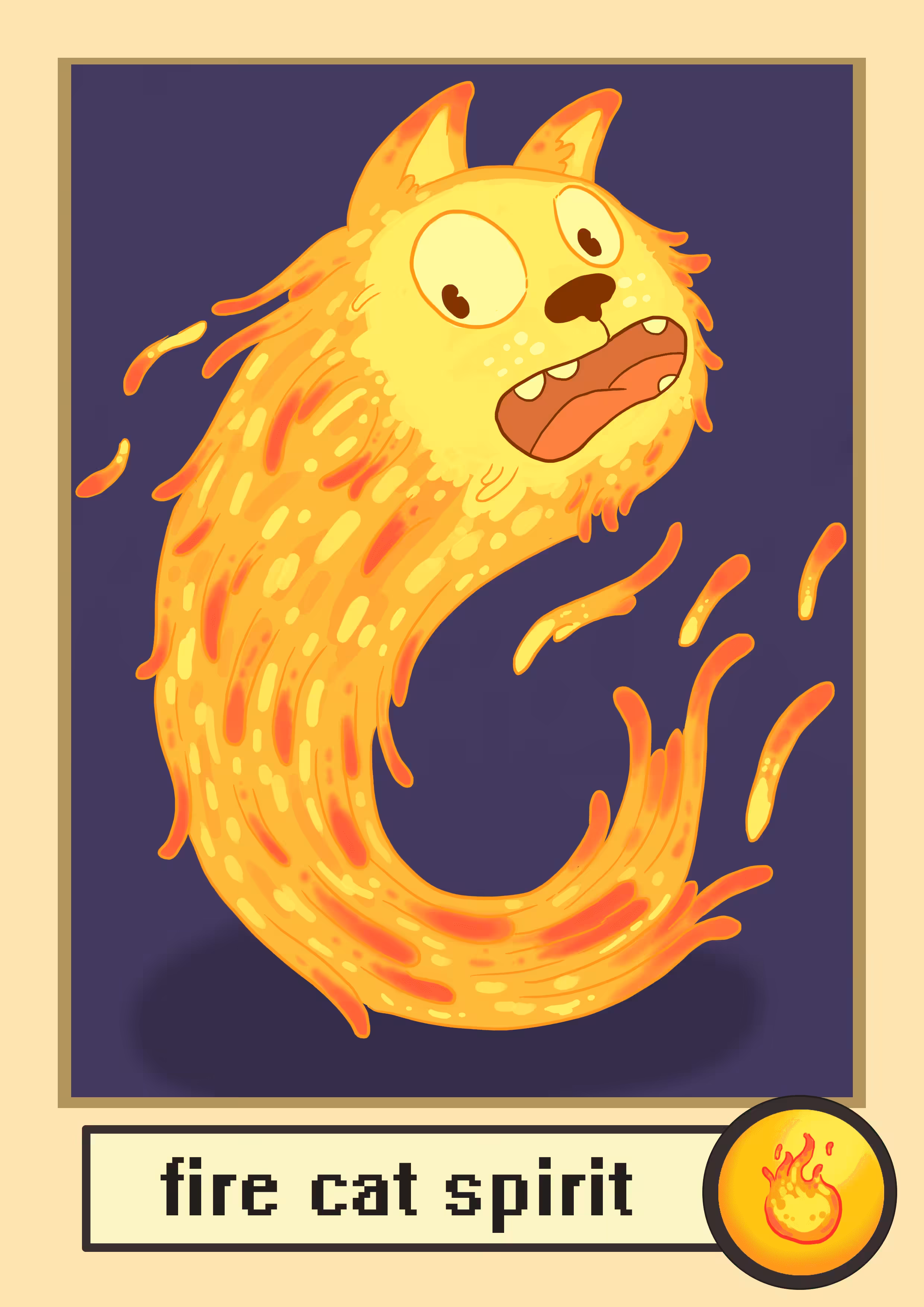 fire cat spirit