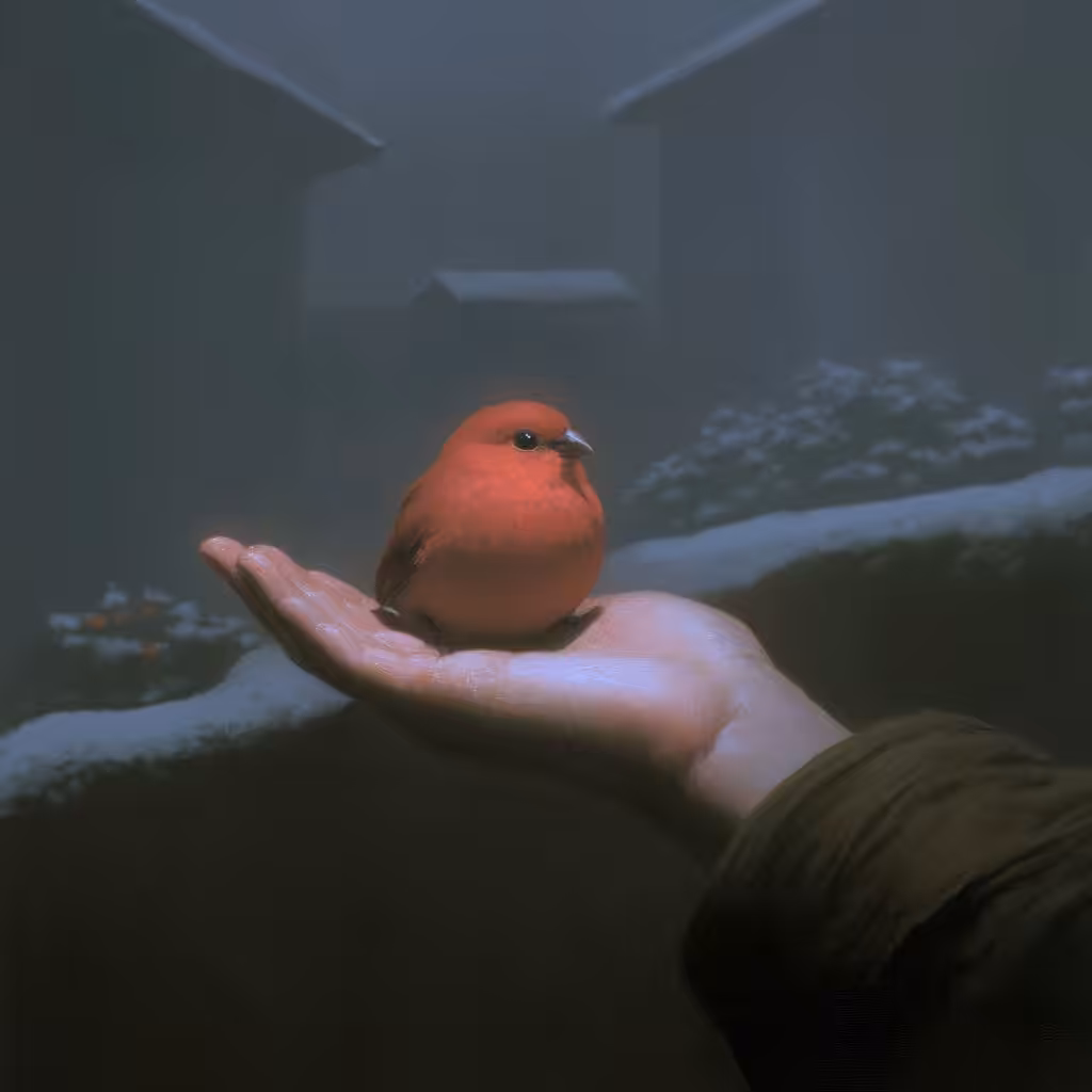 The Happy Valley: Winter bird