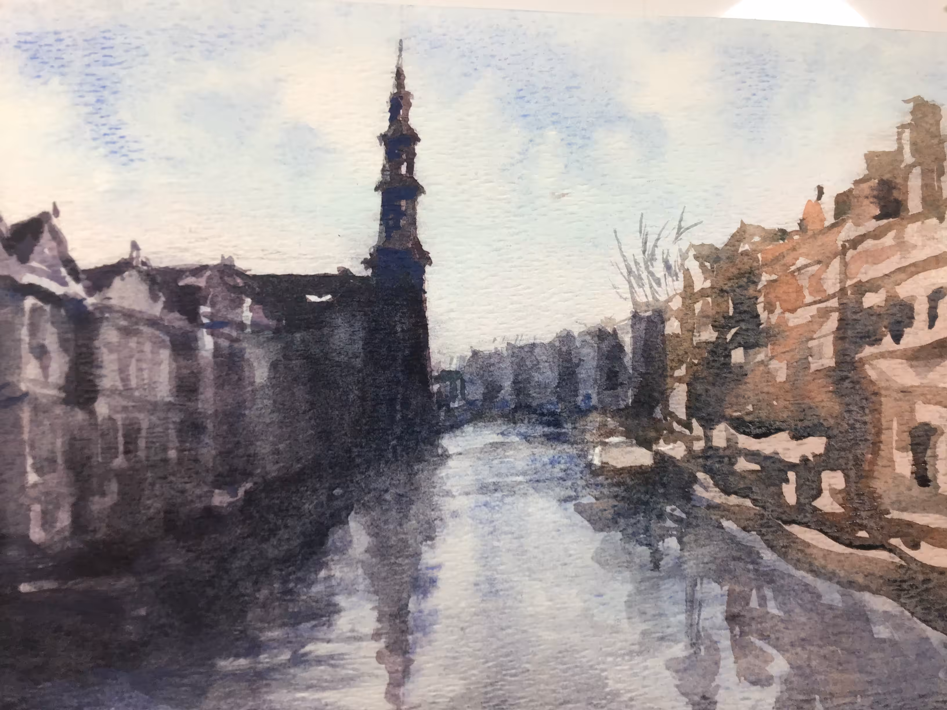 Amsterdam Holland - watercolor