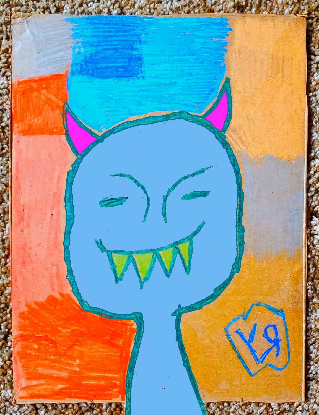 Post-Apocalypse ARTZ: "Happy Monster" by Richard F. Yates (Holy Fool)