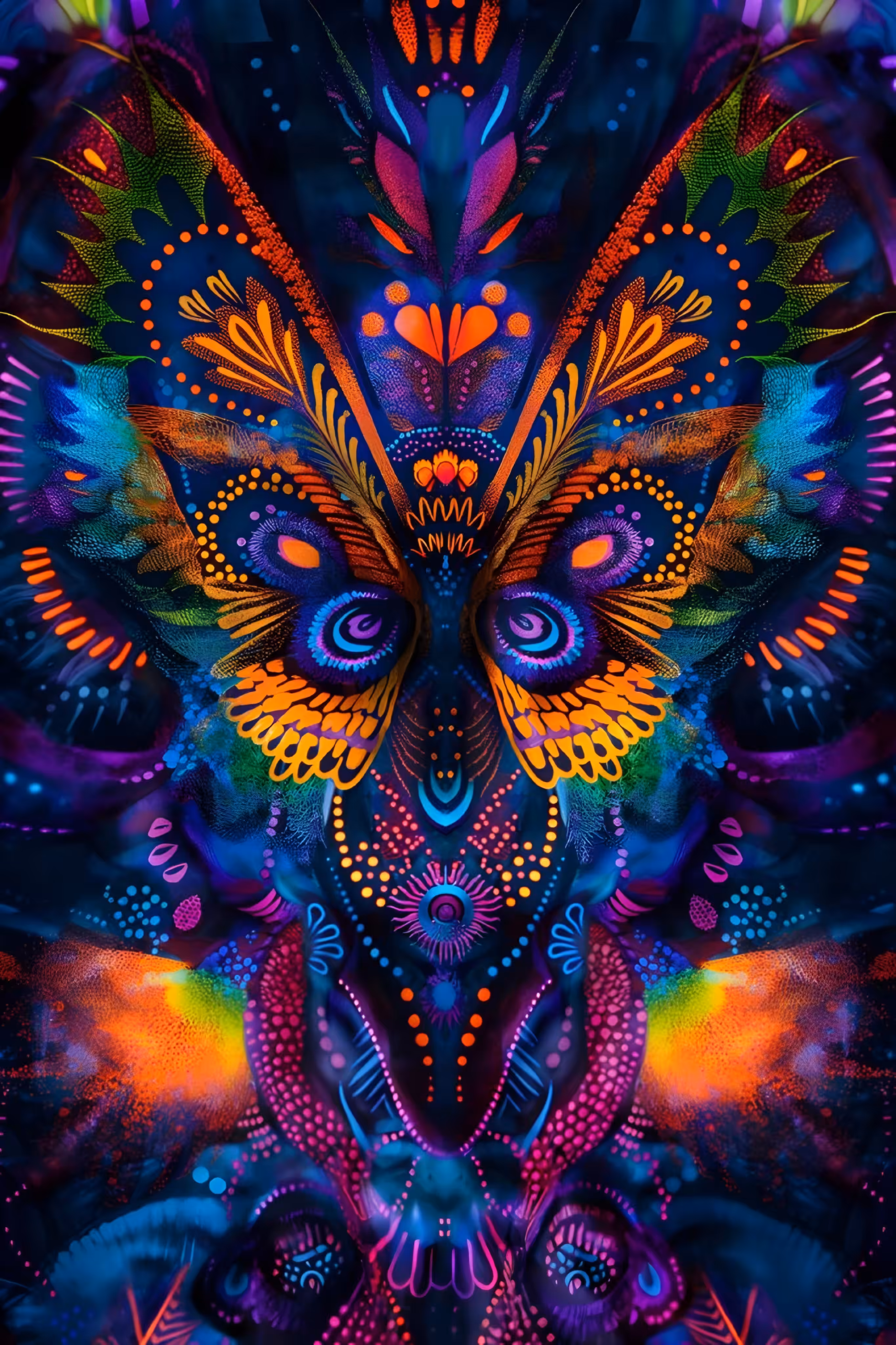 Psychedelic Owl