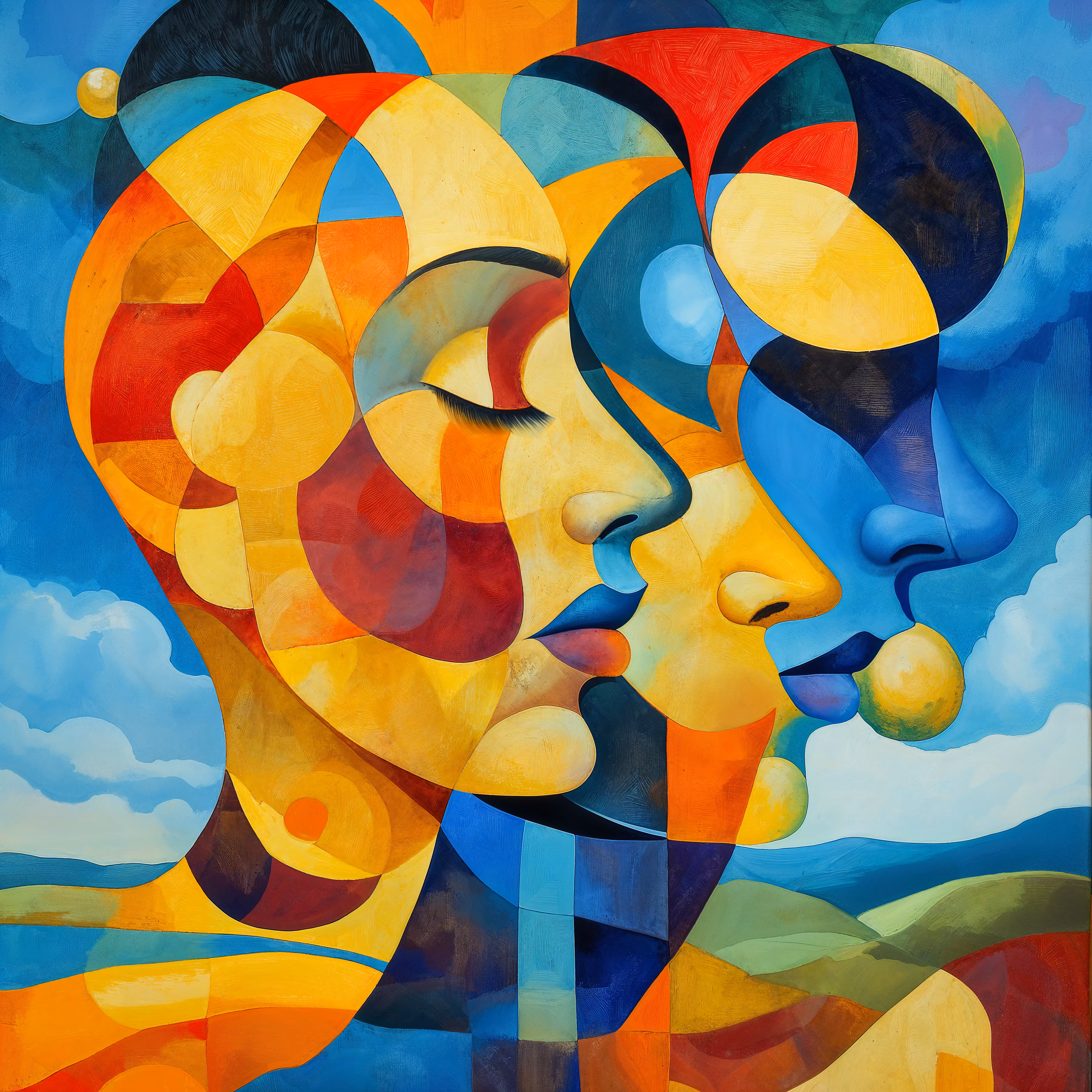 Abstract Cubist-Surrealist #21